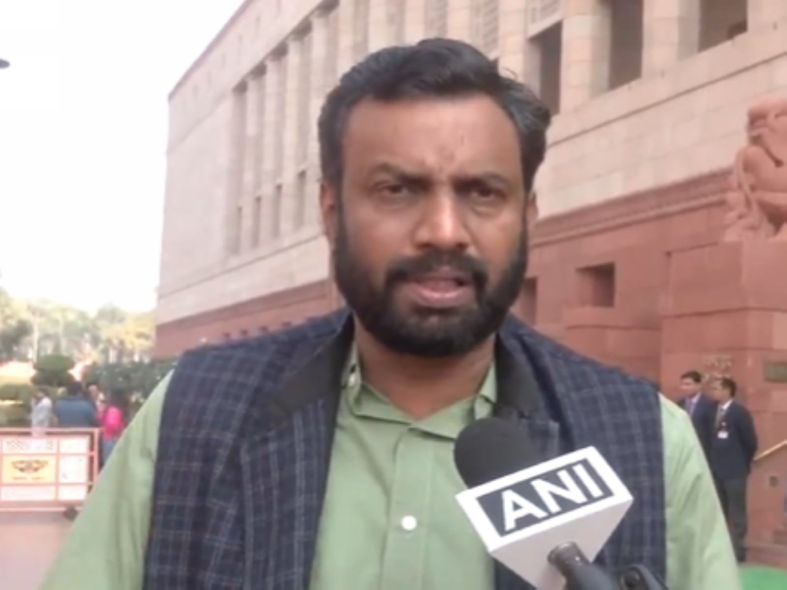 CPI MP P. Sandosh Kumar (Photo/ANI)