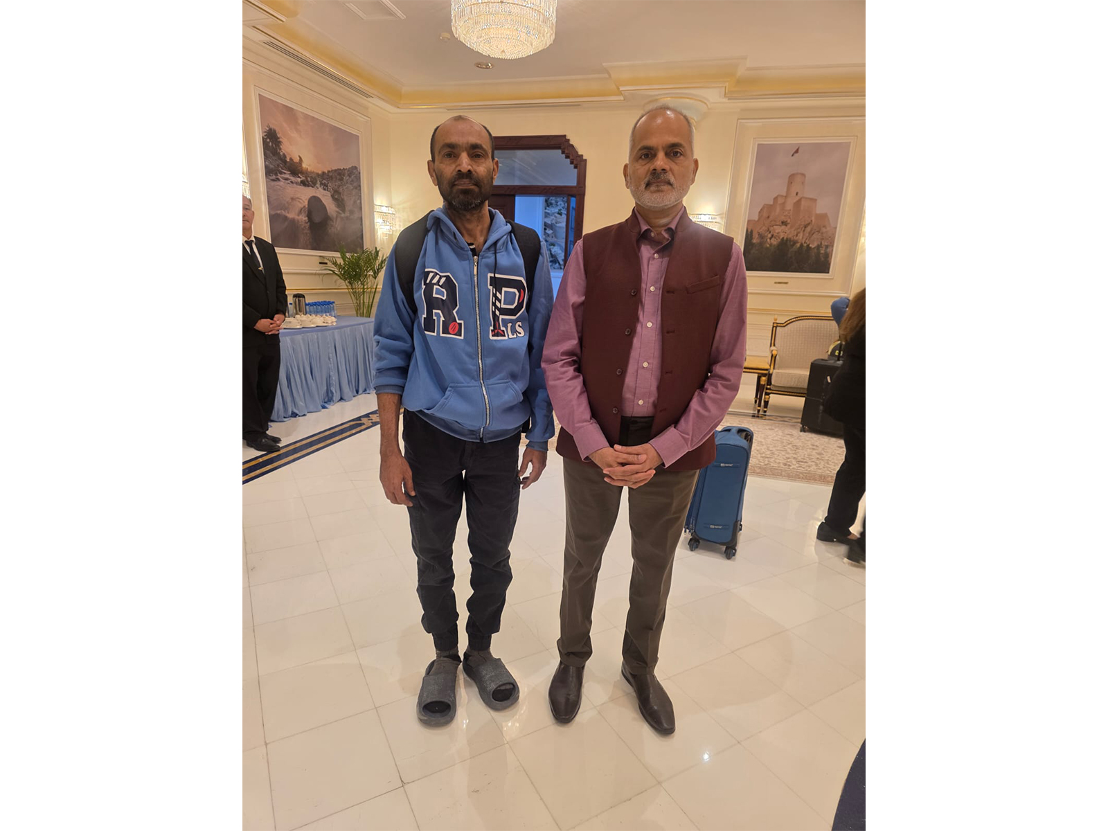 Indian crew member Raveendran freed from Houthi captivity in Yemen after five months (Photo/X@IndiaInYemen)