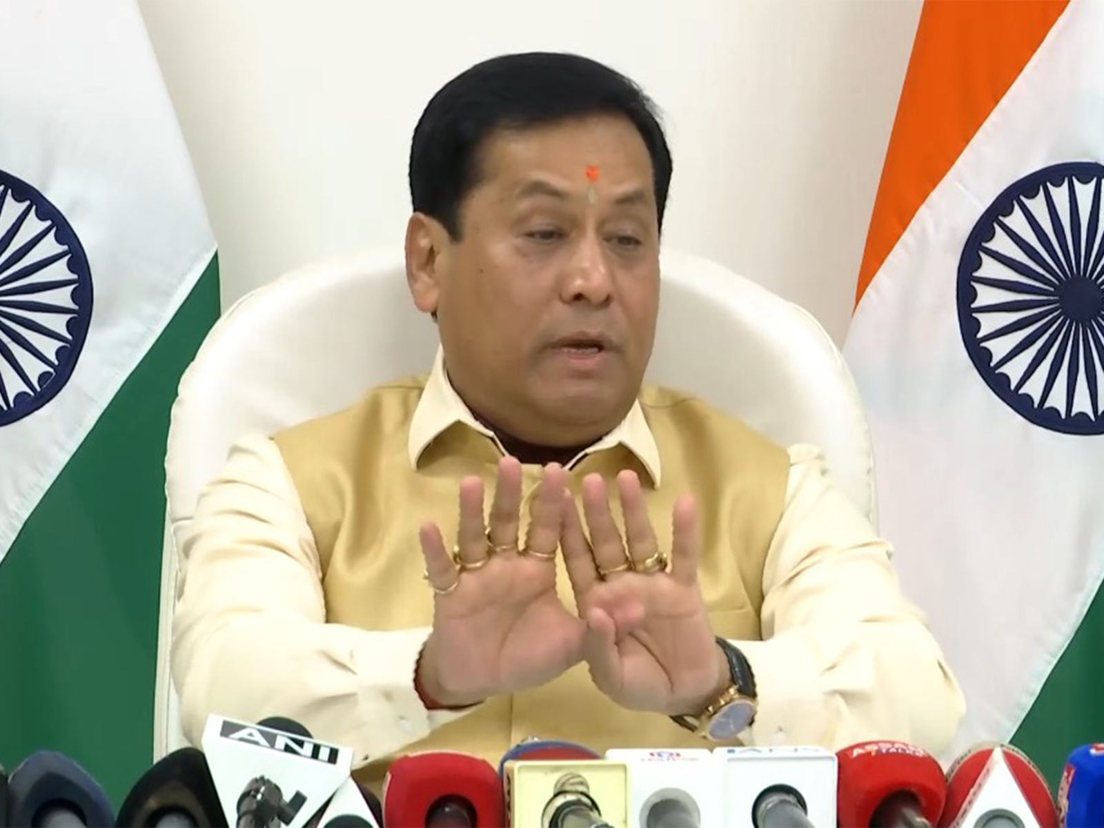 Union Minister for Ports, Shipping and Waterways Sarbananda Sonowal (Photo/ANI)