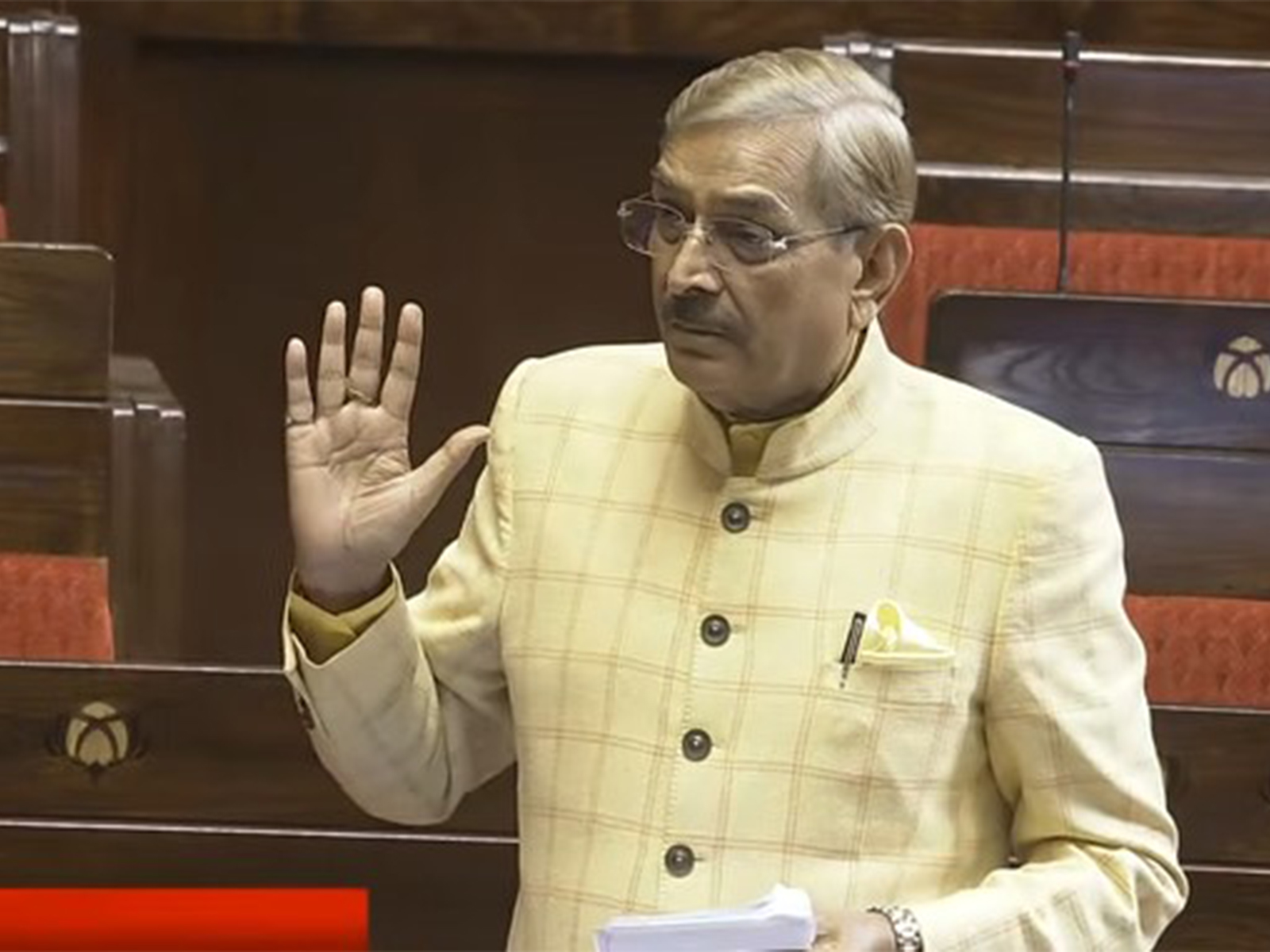 Congress leader and a member of Rajya Sabha Pramod Tiwari. (Photo/ANI)