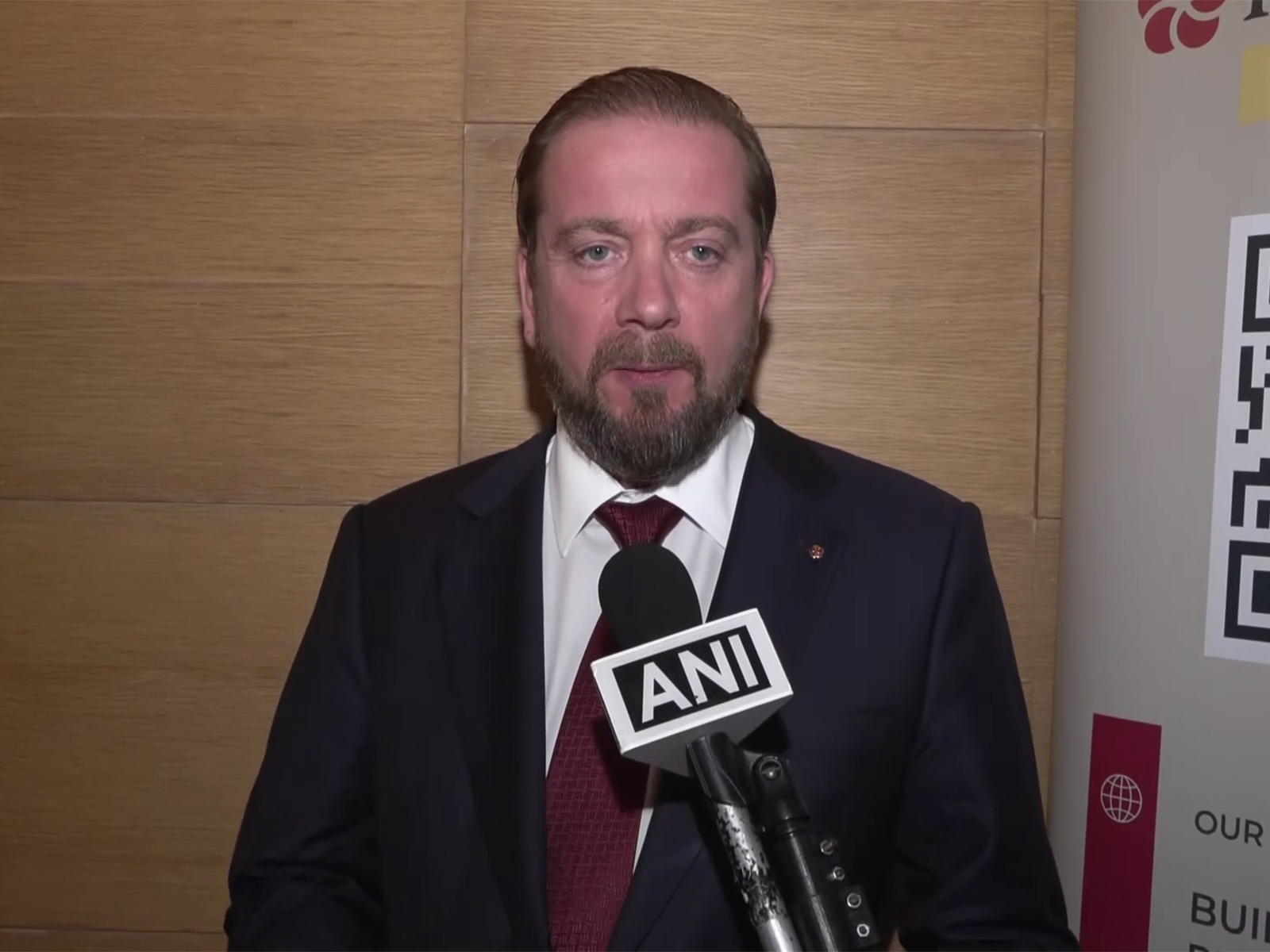 EO and Chairman of the Board of the Roscongress Foundation, which organises the India-Russia Business Forum, Alexander Stuglev (Photo/ANI)