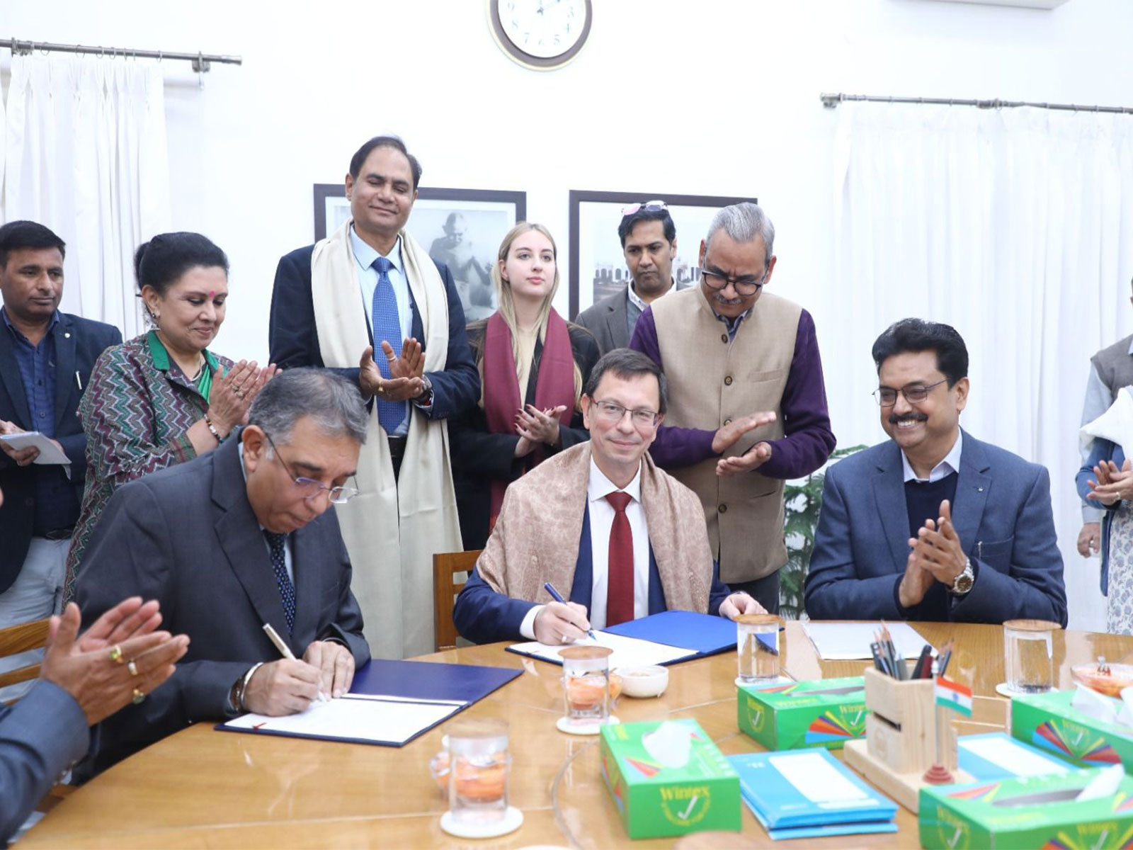 University of Delhi and  HSE University sign a Statement of Cooperation (Photo/ANI)