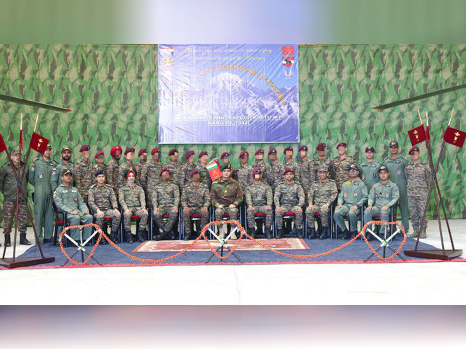 Indian Army mountaineering team from Eastern Command (Photo/Indian Army)