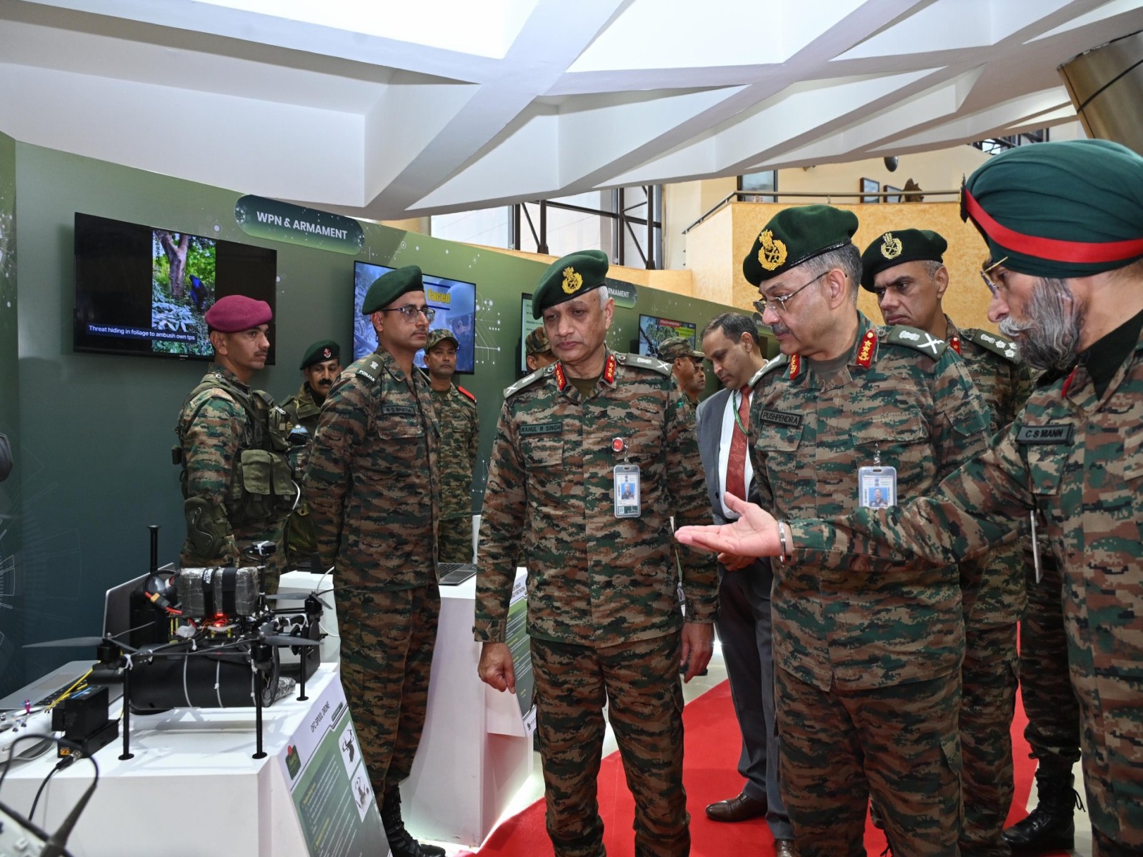Lt Gen Pushpendra Singh attends 'InnoWarrior' in Delhi (Photo/X/@adgpi)