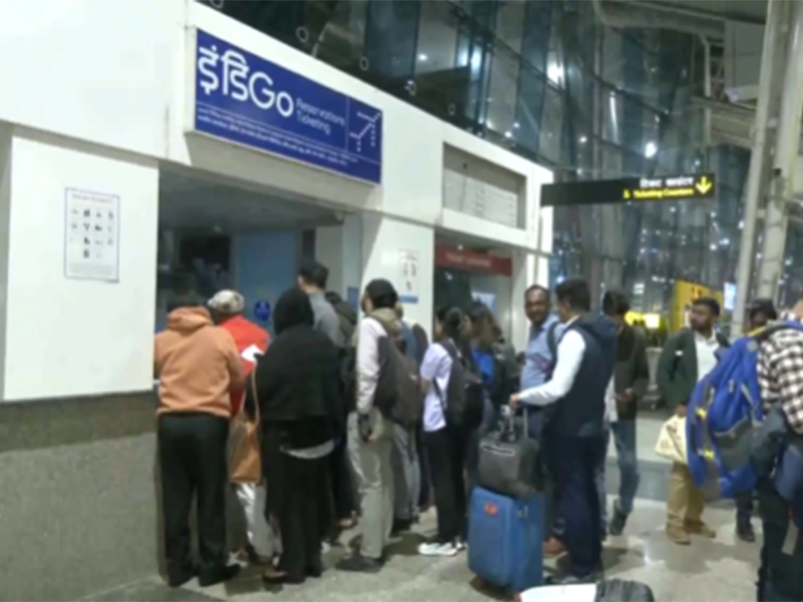 Passengers at Indore Airport (Photo/ANI)