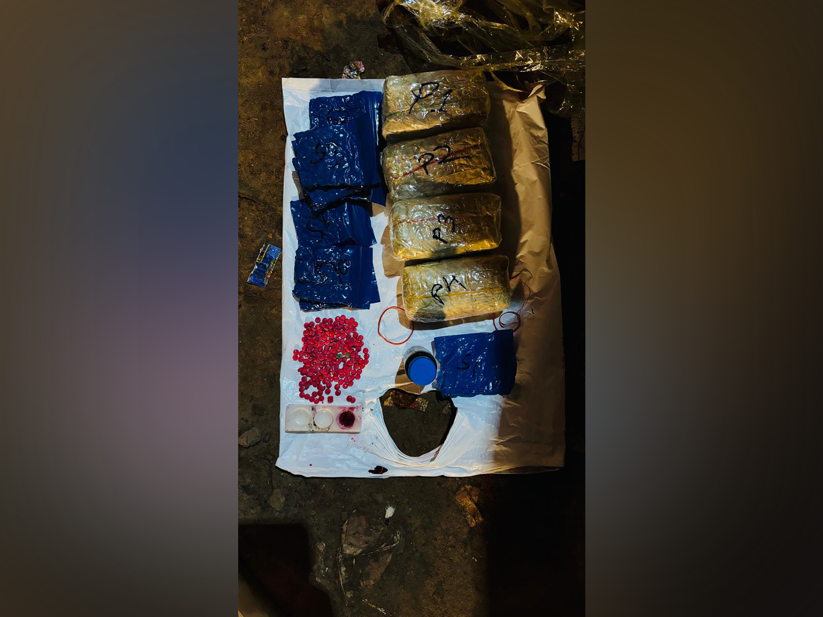 Seized tablets (Photo/Assam Police)