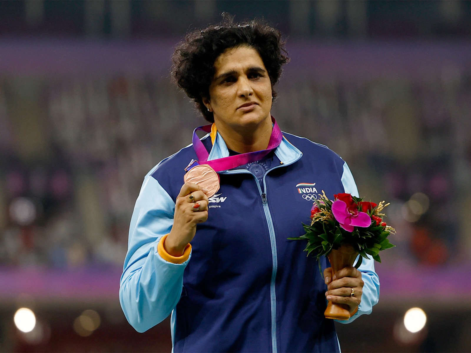 Seema Punia. (Photo/Reuters)