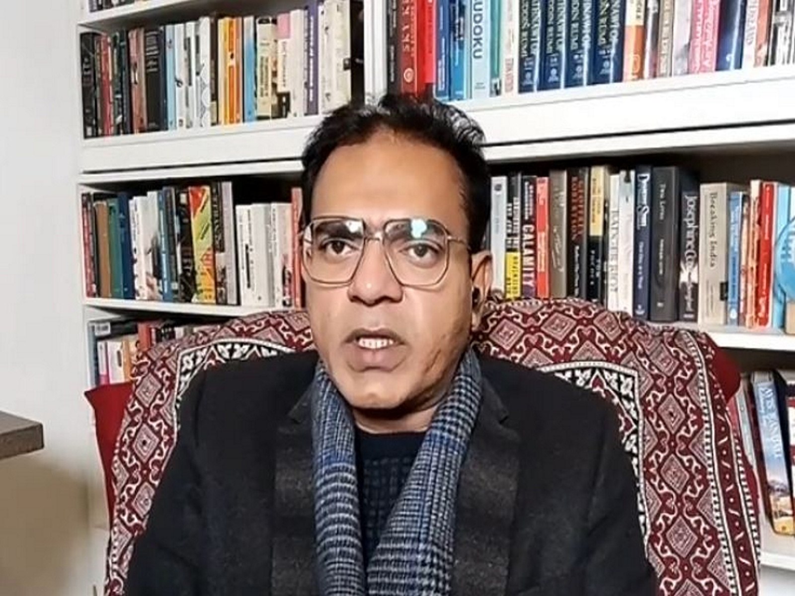 Pakistan Tehreek-e-Insaf (PTI) leader Abdul Samad Yaqoob (Photo/ANI)