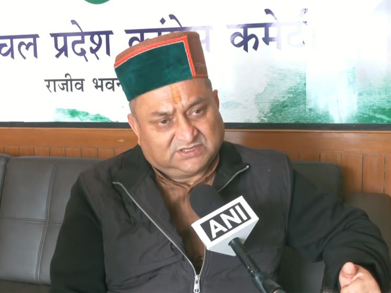Newly appointed Himachal Pradesh Congress Committee (HPCC) president, Vinay Kumar (Photo/ANI)