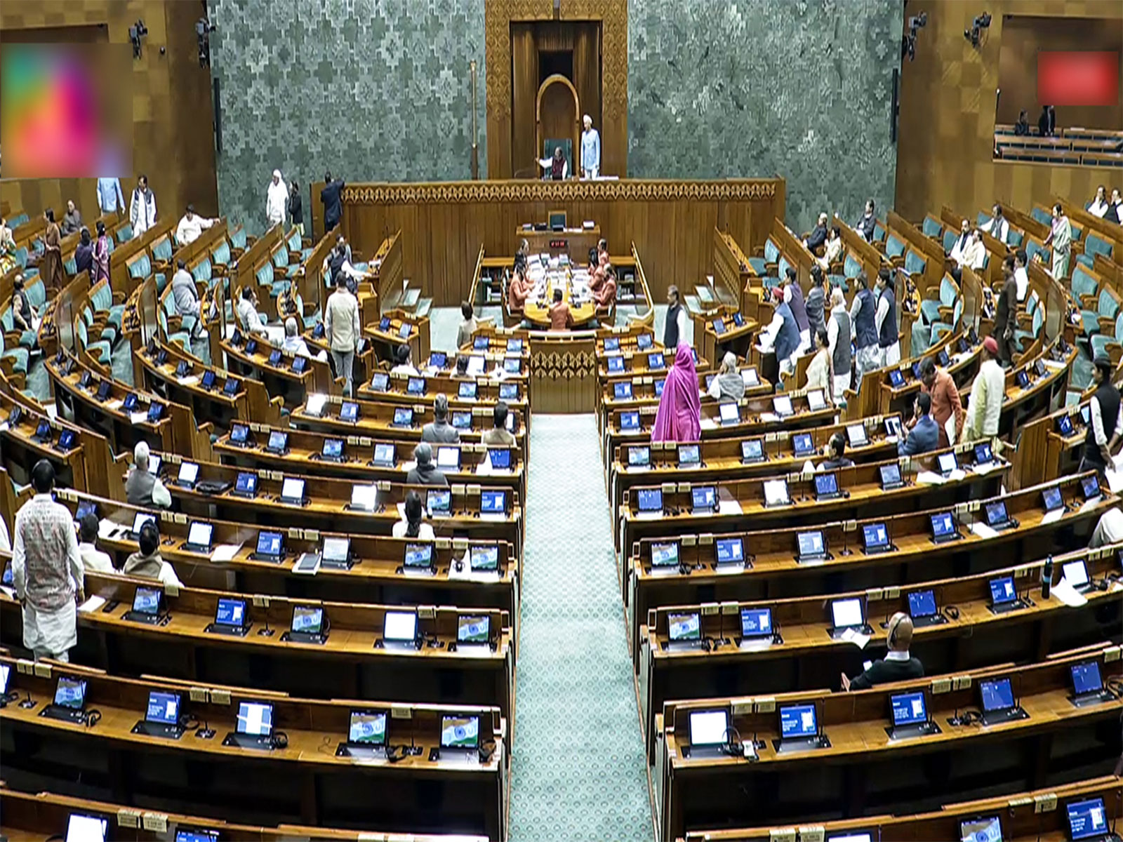 Visual of the Lok Sabha (Photo/Sansad TV)
