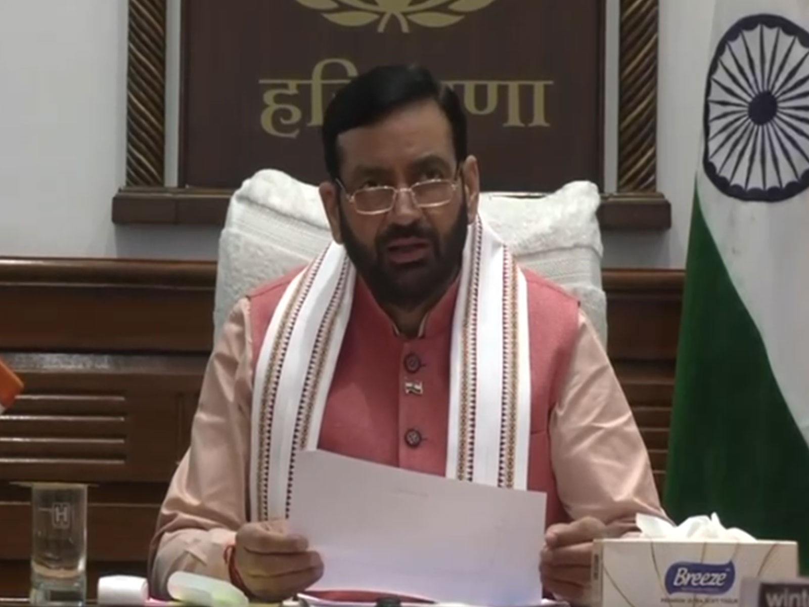 Haryana CM Nayab Singh Saini. (Photo/ANI)