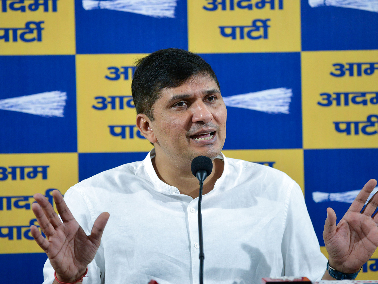 AAP leader Saurabh Bharadwaj (ANI File Photo)
