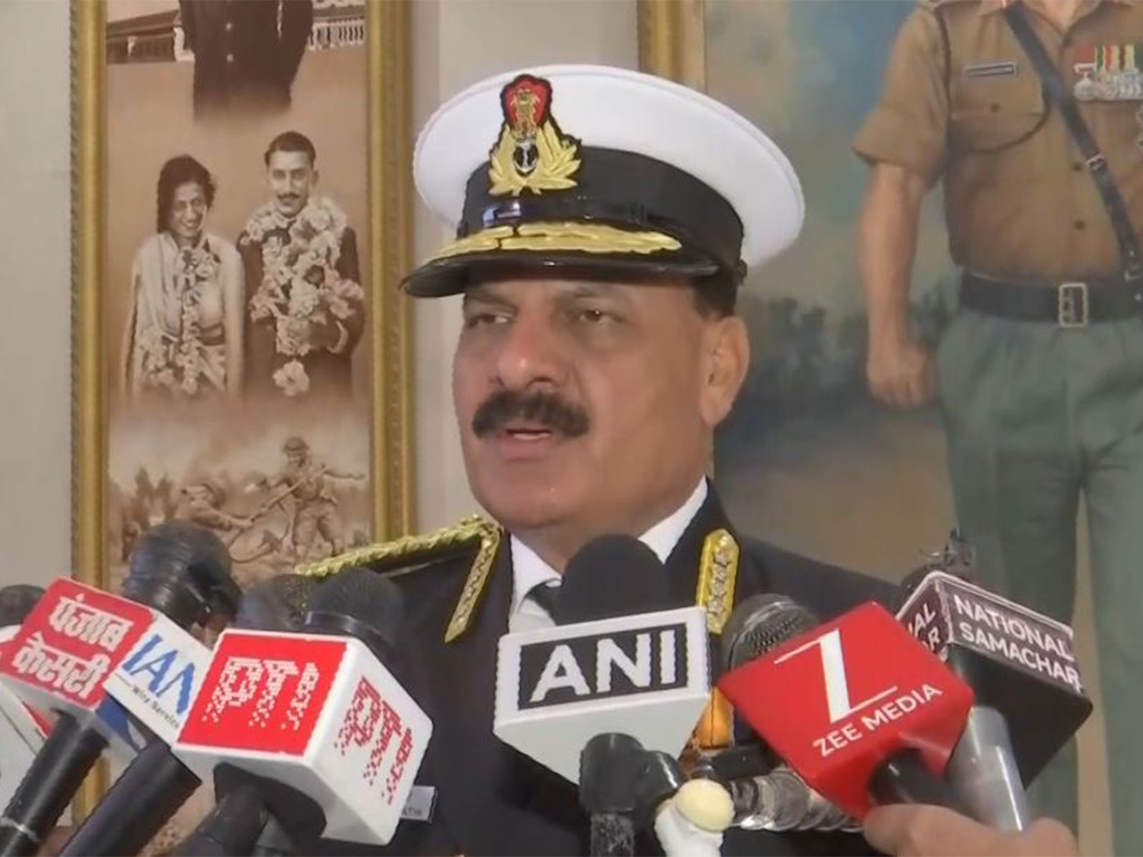 Chief of Naval Staff Admiral Dinesh K Tripathi (Photo/ANI)