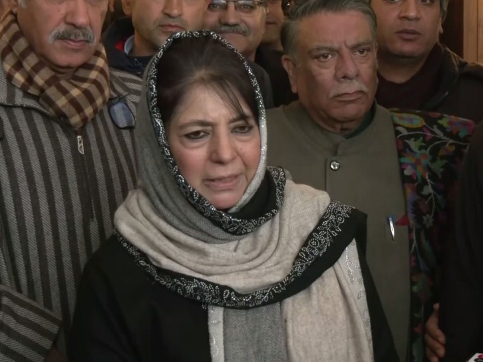 PDP Chief Mehbooba Mufti (Photo/ANI)