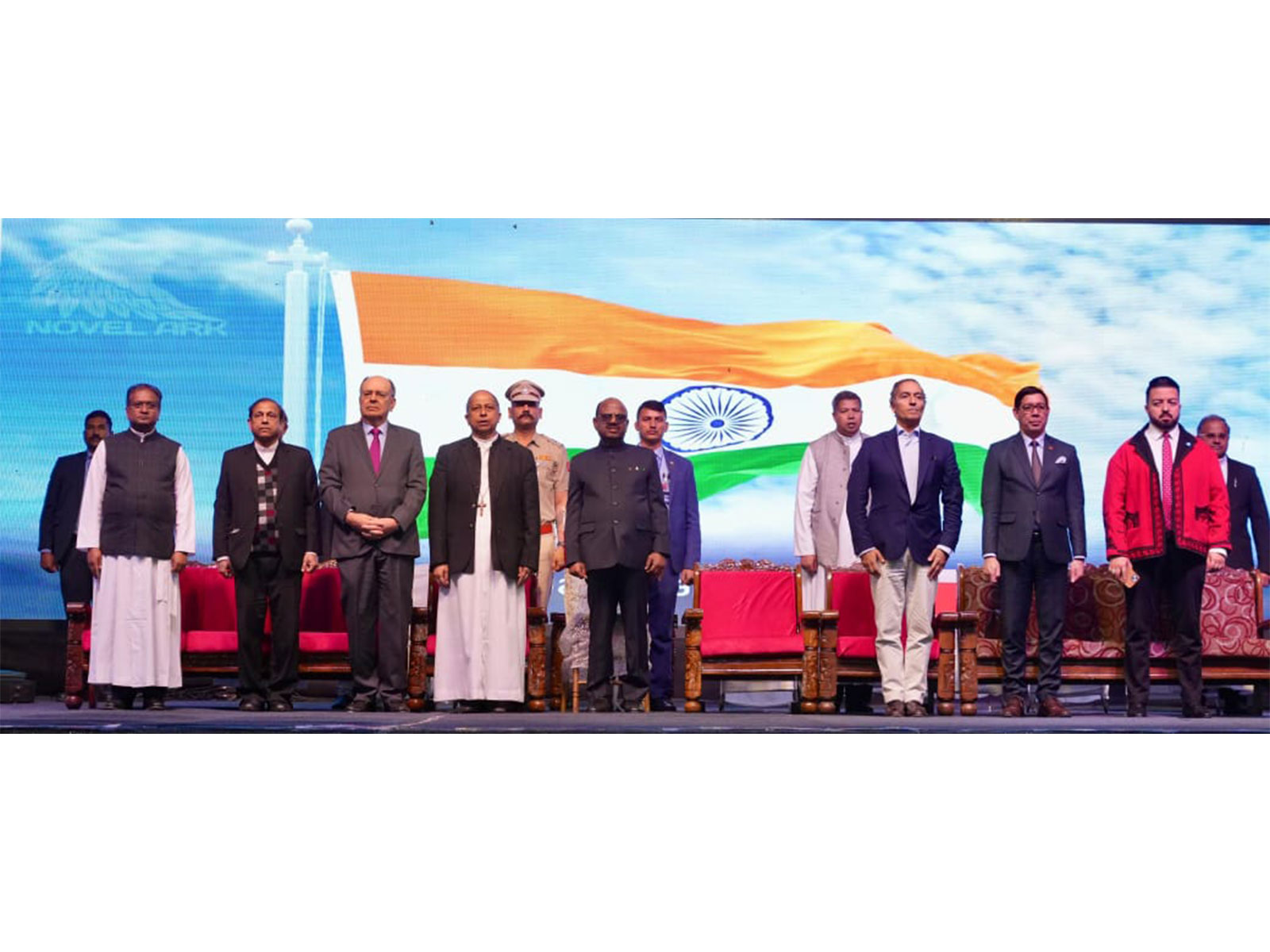 WB Governor Ananda Bose at Delhi's 5th Kristu Mahotsav (Photos/ANI)