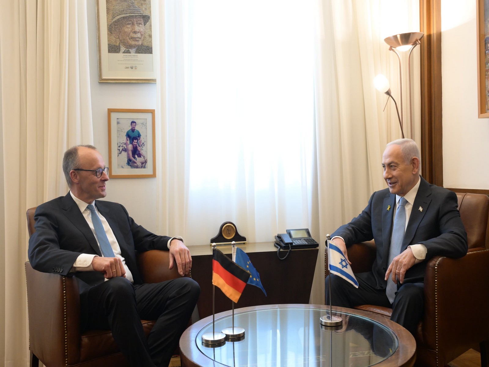 German Chancellor Friedrich Merz meets Israel Prime Minister Benjamin Netanyahu (Photo/X@netanyahu)