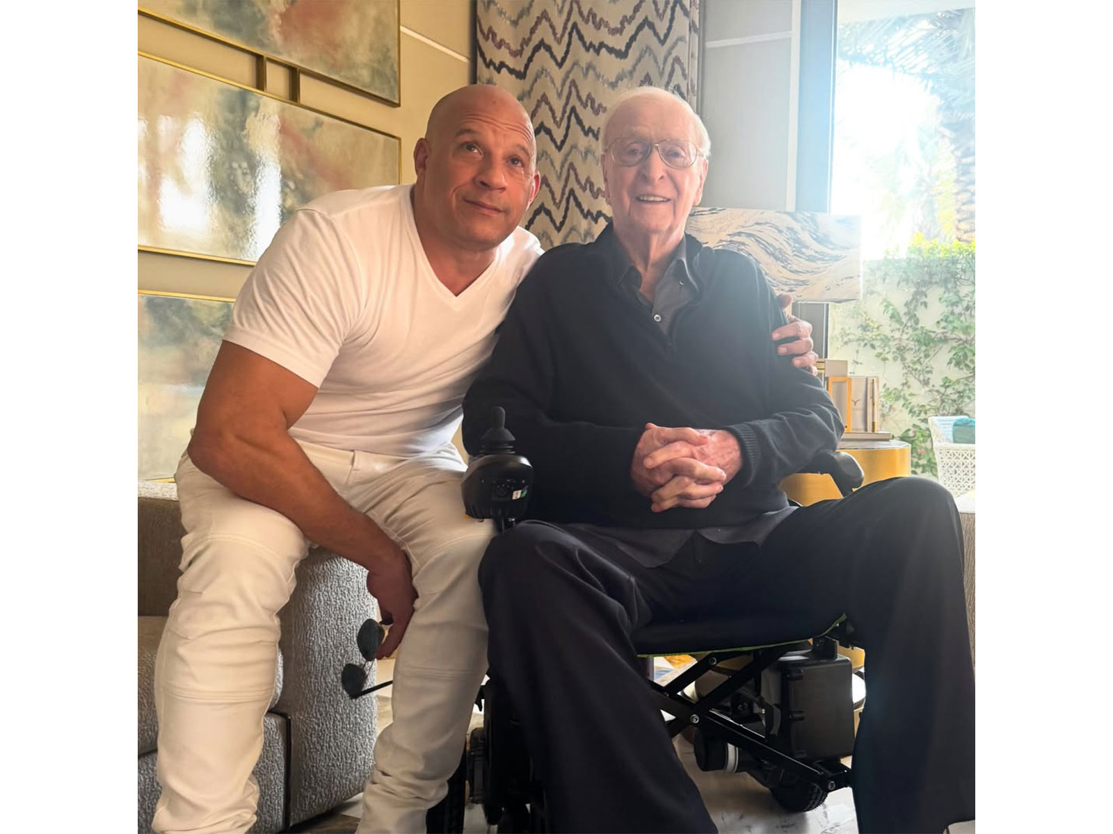 Vin Diesel, Michael Caine (Photo/Instagram@vindiesel)