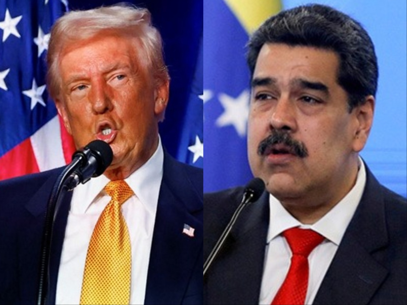 Donald Trump and Nicolas Maduro  (Photo/Reuters)
