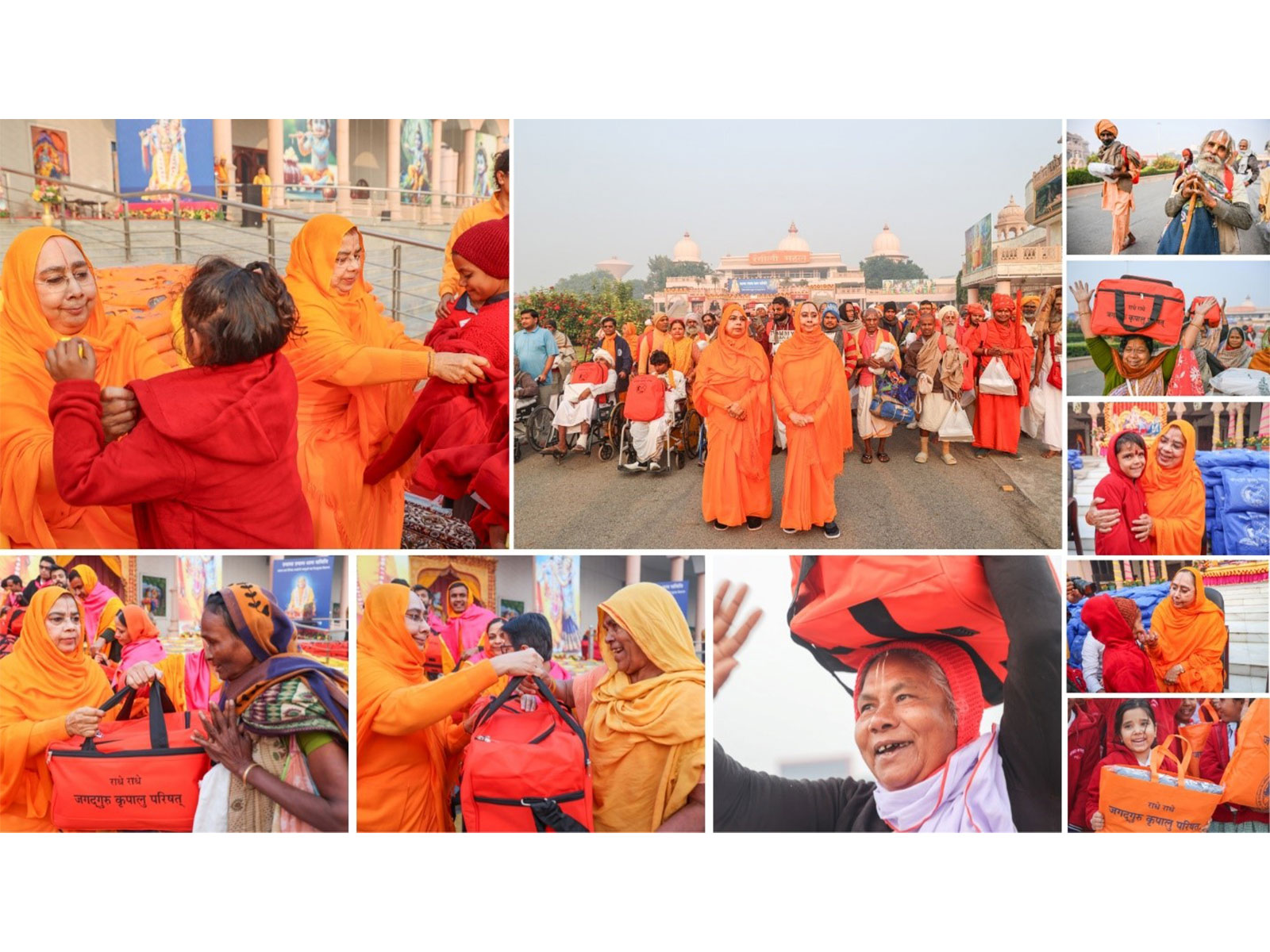 Jagadguru Kripalu Parishat Conducts Winter Relief Drive Across Braj and Pratapgarh Benefiting Over 45,000 Individuals