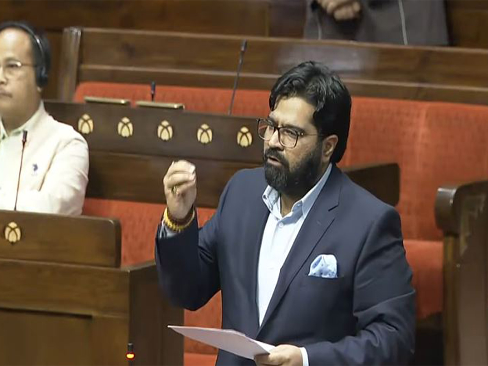 Rajya Sabha MP Kartikeya Sharma (Photo/Sansad TV)