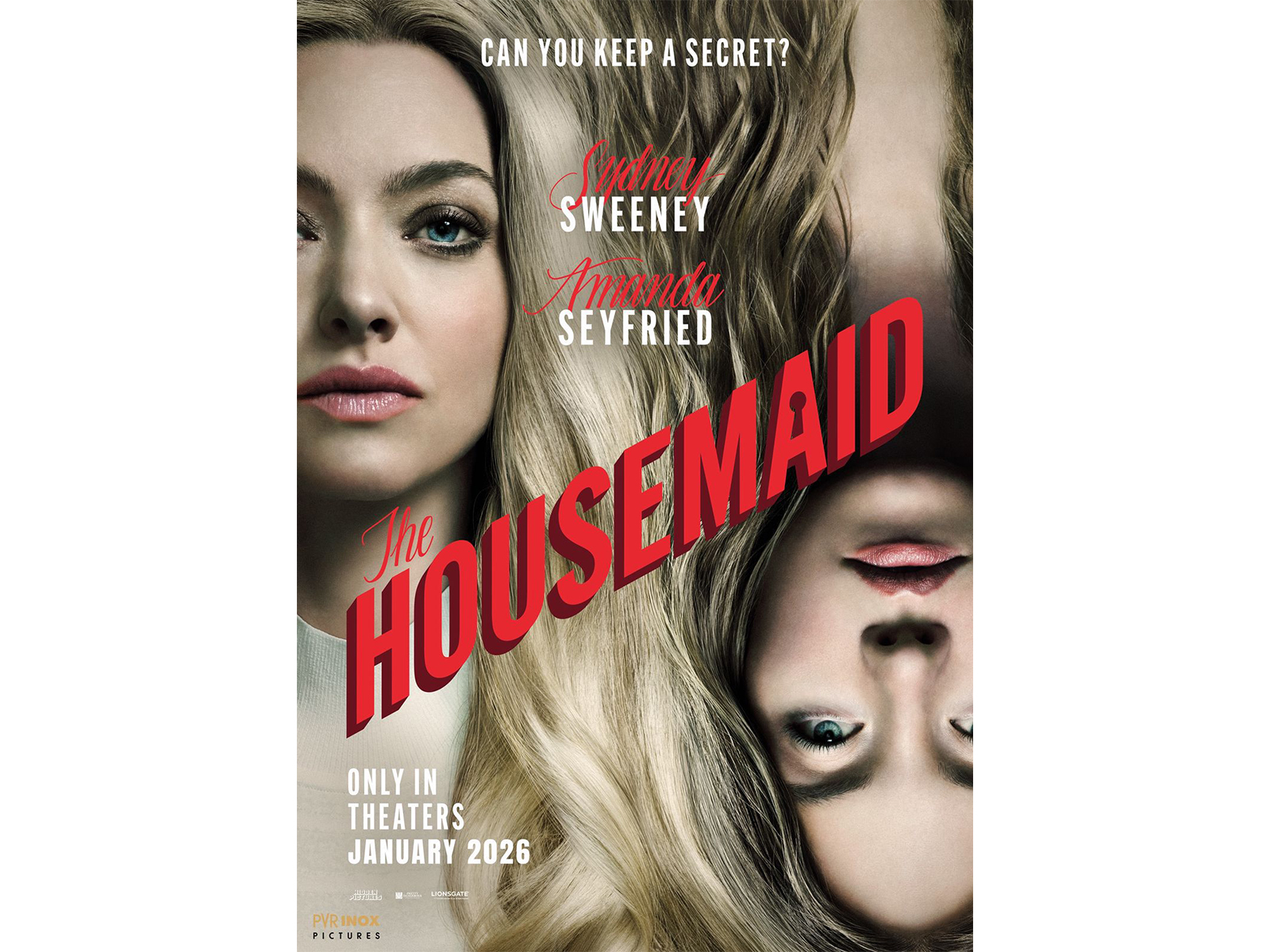 Poster of The Housemaid (Image source: PVRINOX Pictures team)