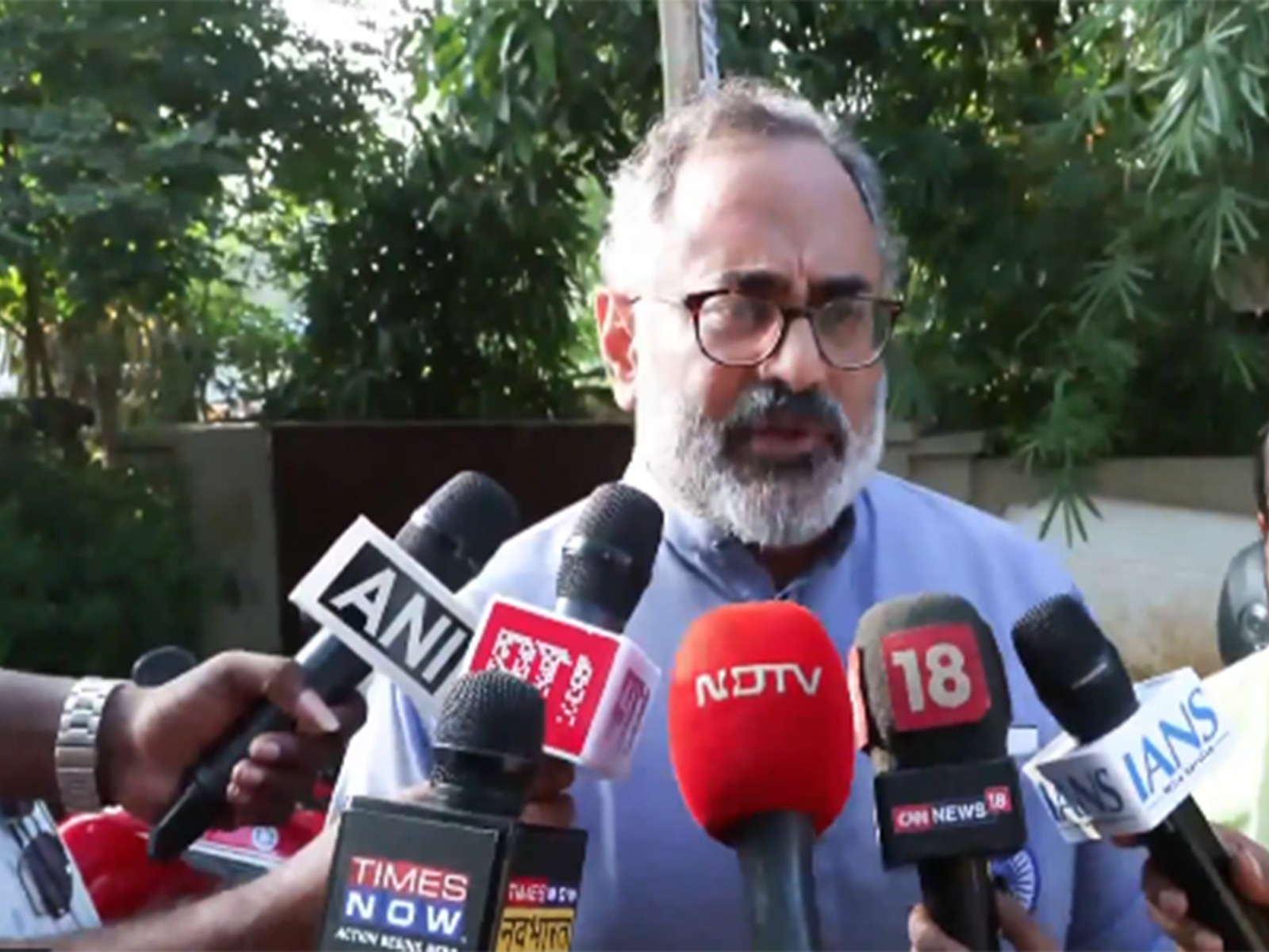 Kerala BJP President Rajeev Chandrasekhar (Photo/ANI)