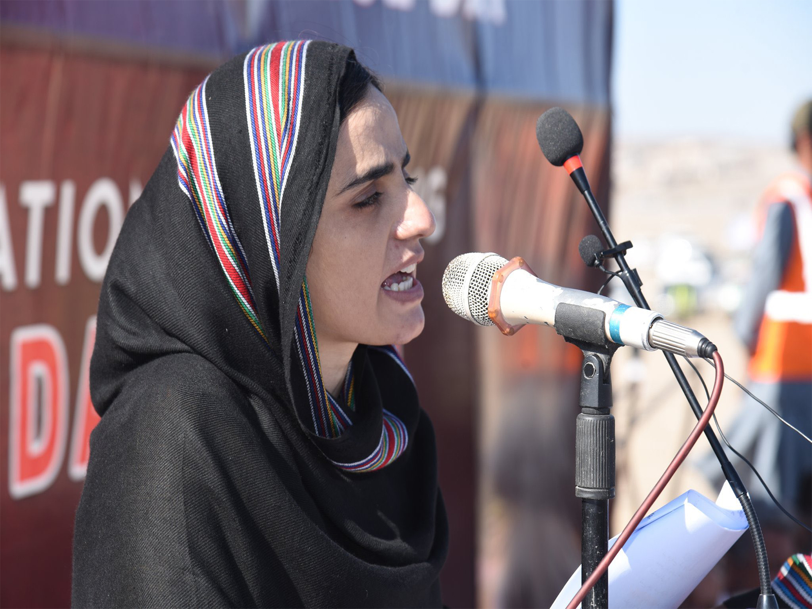 Baloch Yakjehti Committee (BYC) leader Mahrang Baloch (File Photo/X@MahrangBaloch_)