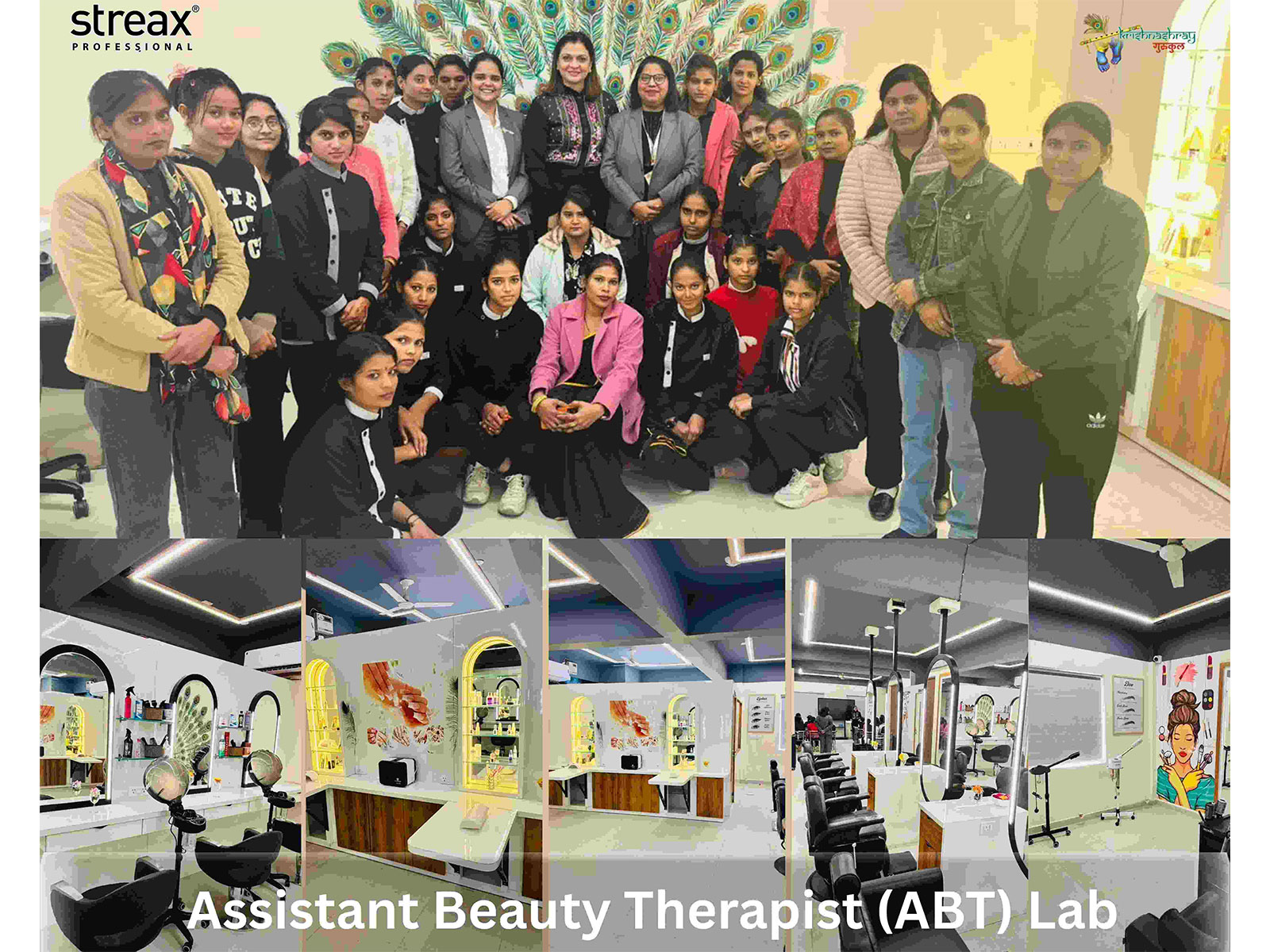 Streax Professional Strengthens Skill Development in Beauty & Wellness Through Knowledge Partnership with Krishnashray Gurukul