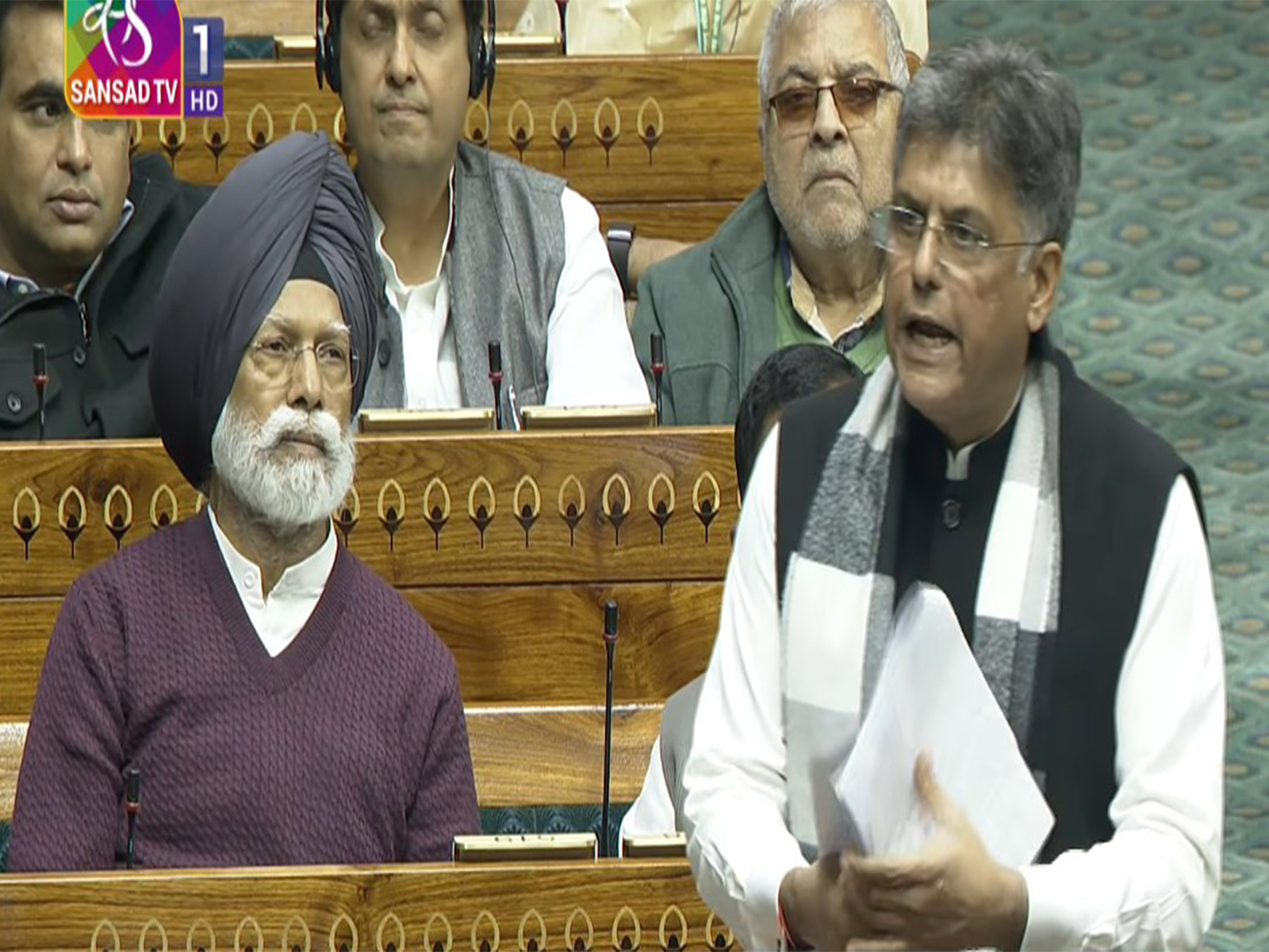 Congress MP Manish Tewari (Photo/SansadTV)