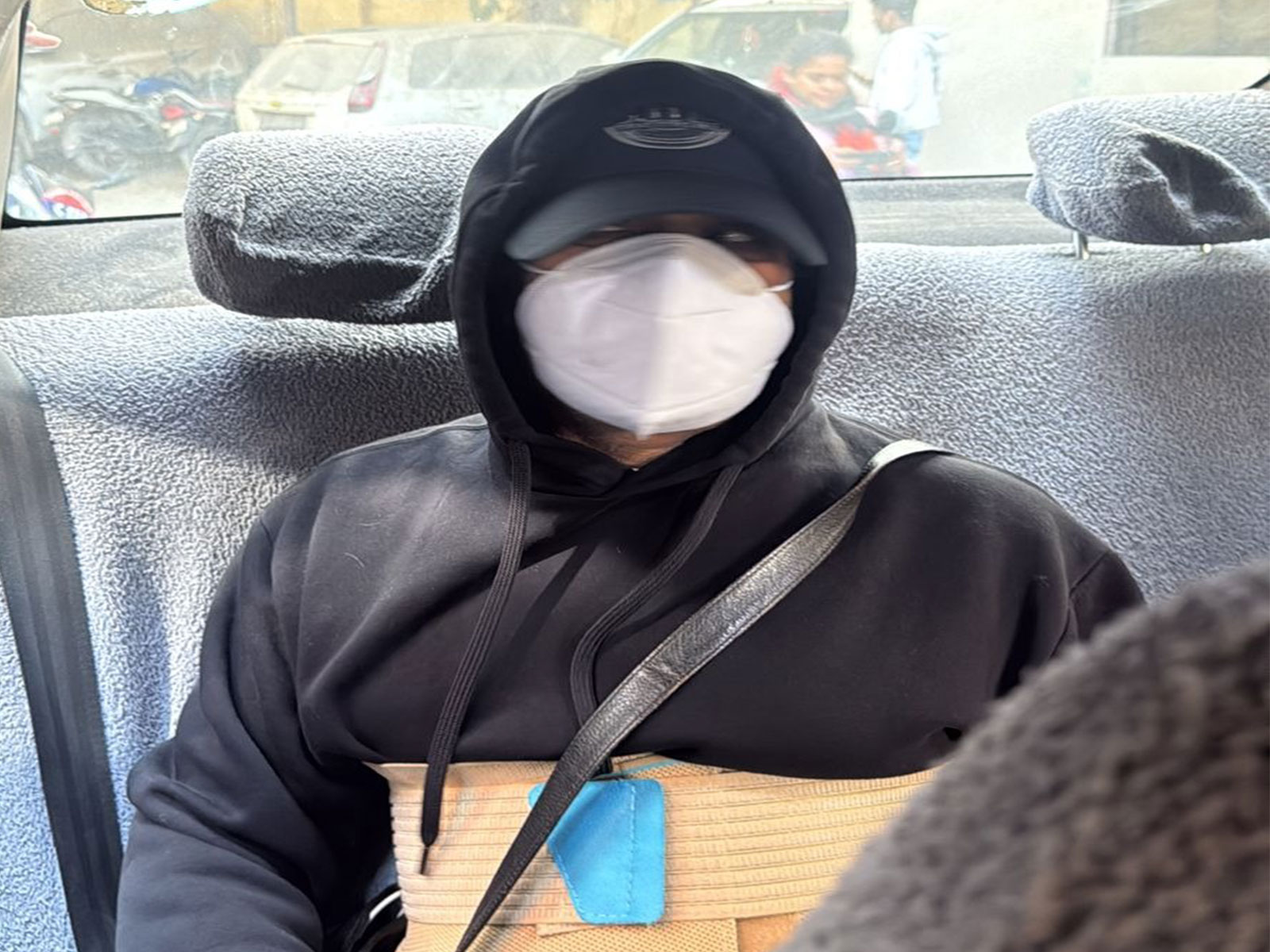 Ajay Gupta being escorted by Police to the Sunlight Colony Crime Branch office (Photo/ANI)