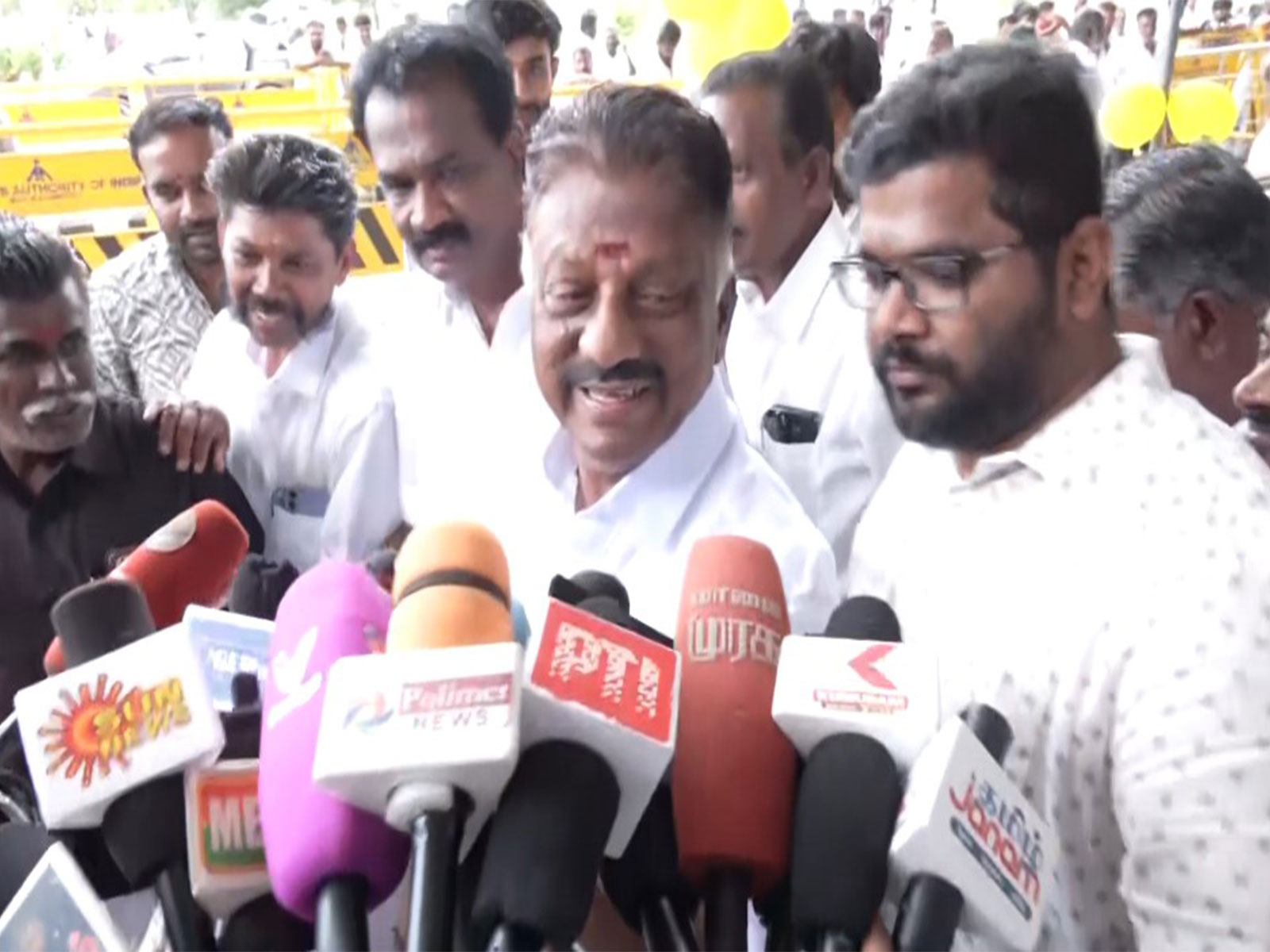 Former Tamil Nadu Chief Minister O. Panneerselvam (Photo/ANI)