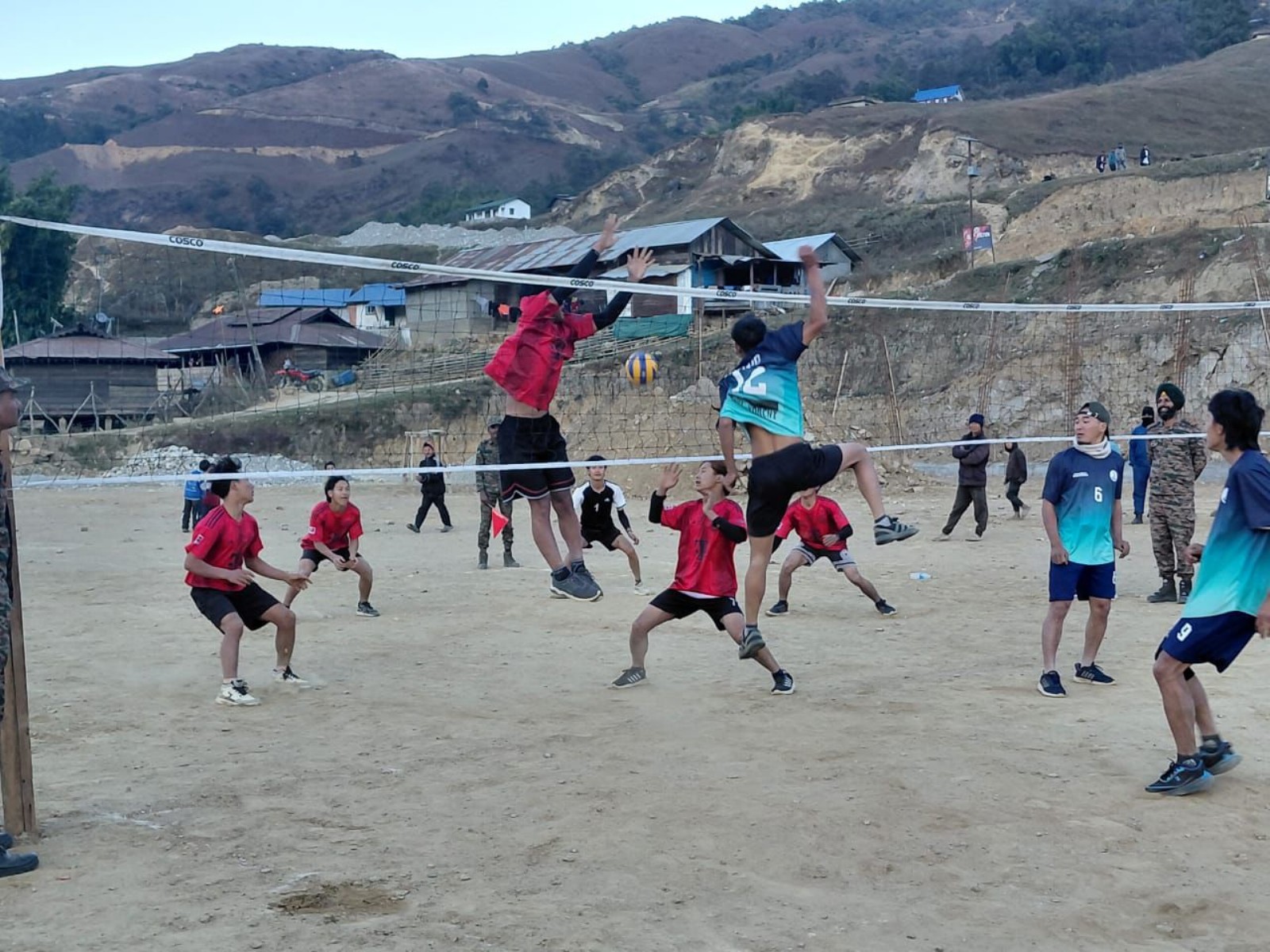 Volleyball action (Photo: ANI)
