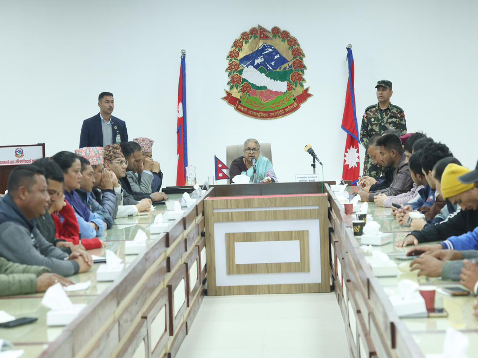 Representatives of the Gen-Z movement and Nepal's interim government sign a 10-point agreement in Kathmandu amid rising internal rifts within the group. (Image Source: PMO Nepal)