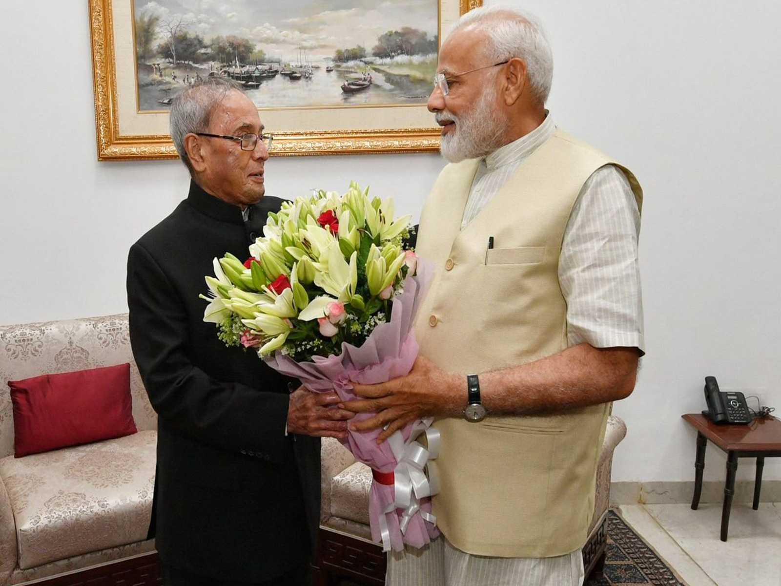 PM Modi pays tribute to former President Pranab Mukherjee (Photo/x @narendramodi) 