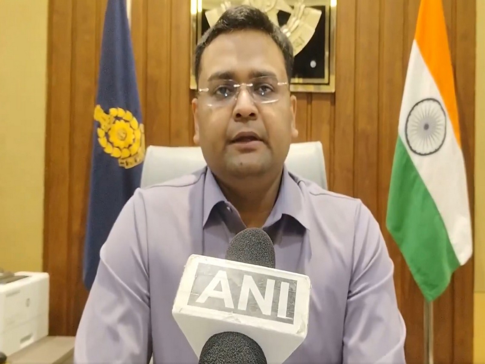 Guna SP on 2 arrested for obscene acts (Photo/ANI)