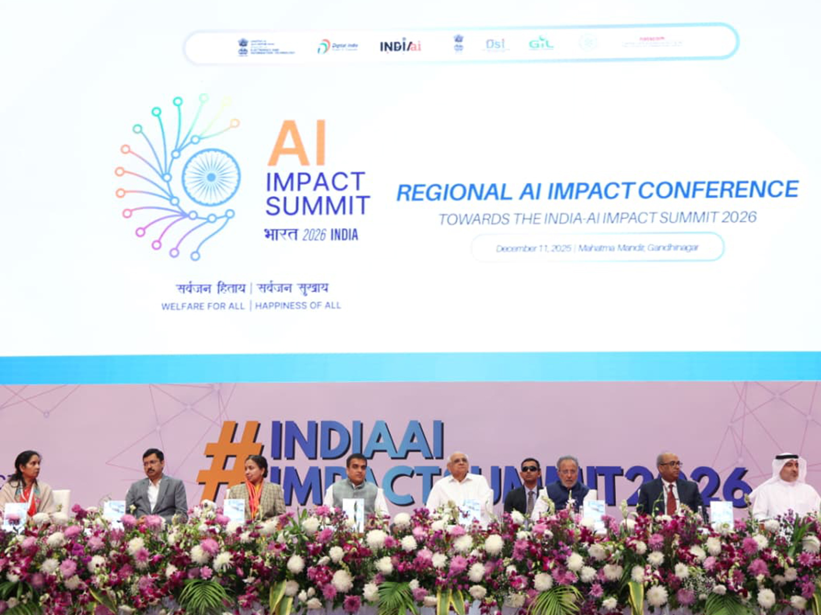 Regional AI Impact Conference - Gujarat Chapter, a major precursor to the India-AI Impact Summit 2026 (Image: X/Bhupendra Patel)