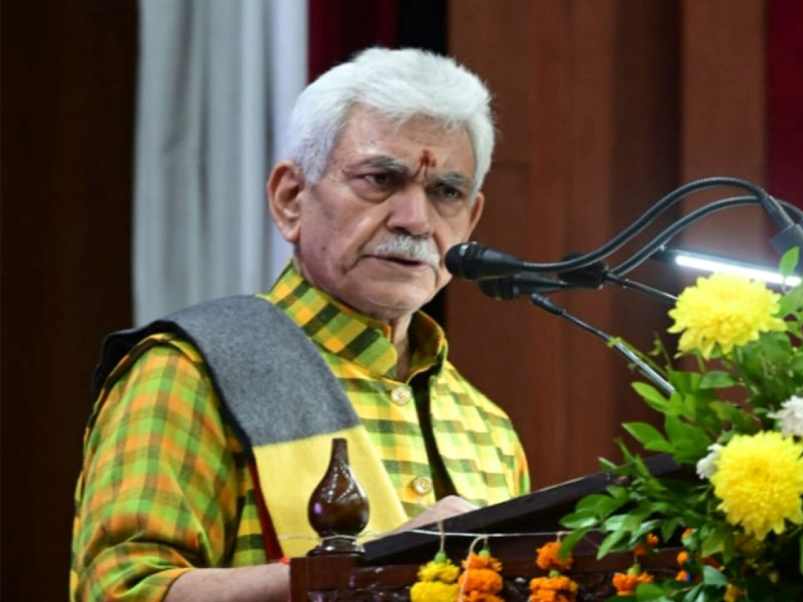 Lieutenant Governor Manoj Sinha. (Photo/ANI)