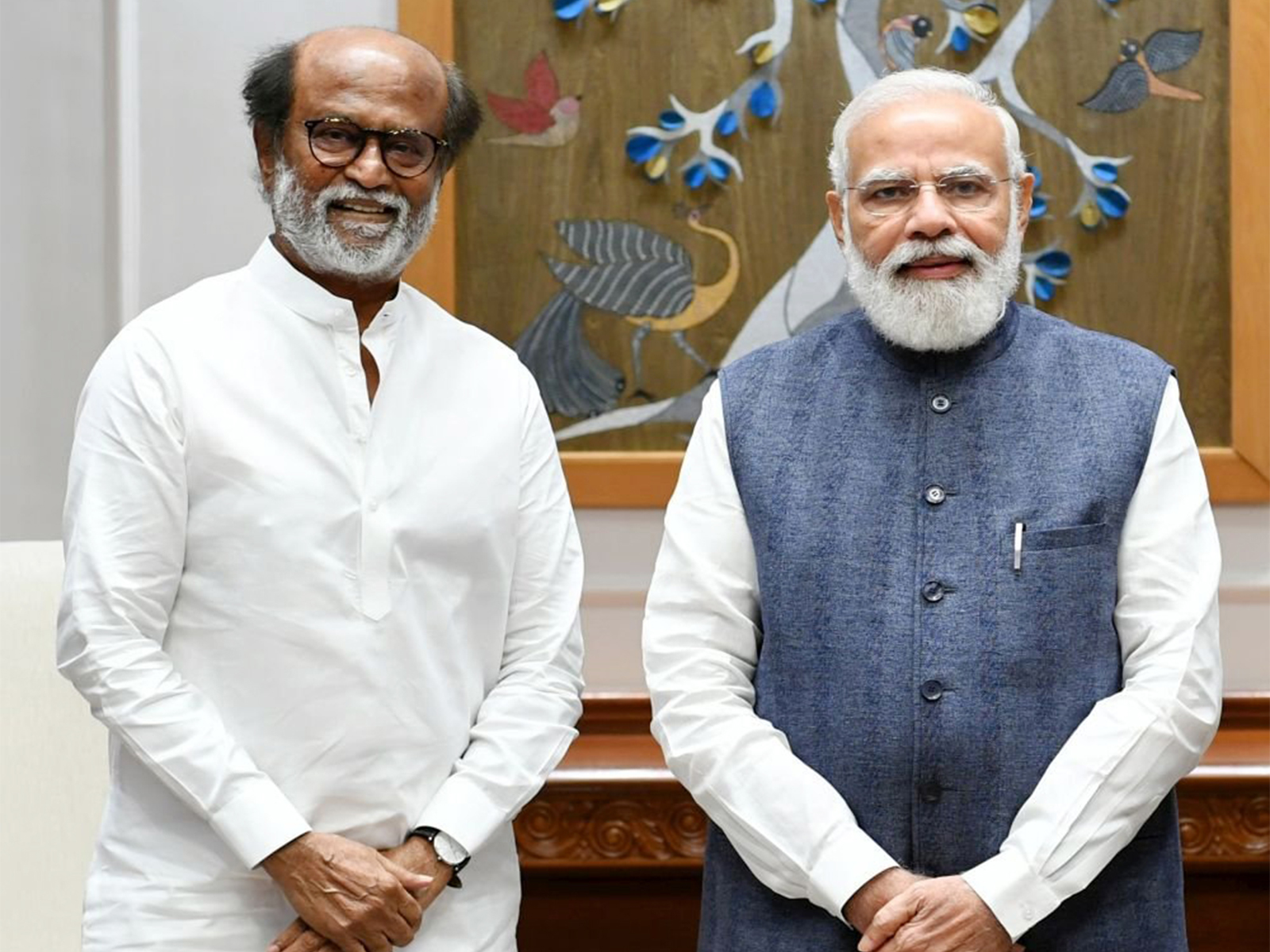 PM Modi wishes Rajinikanth (Photo/ANI)