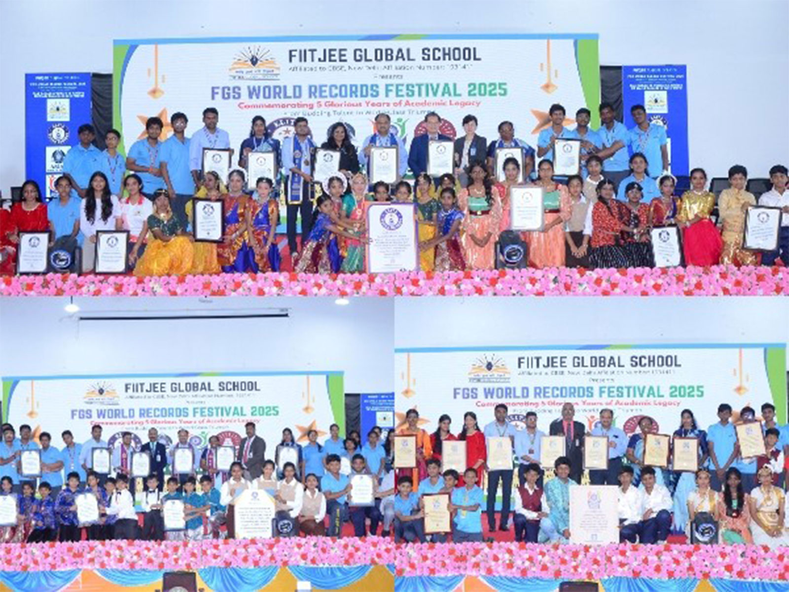 FIITJEE Global School at Vellore Sets 25 Elite World Records, Showcasing Excellence Across Academics, Arts, and Sports