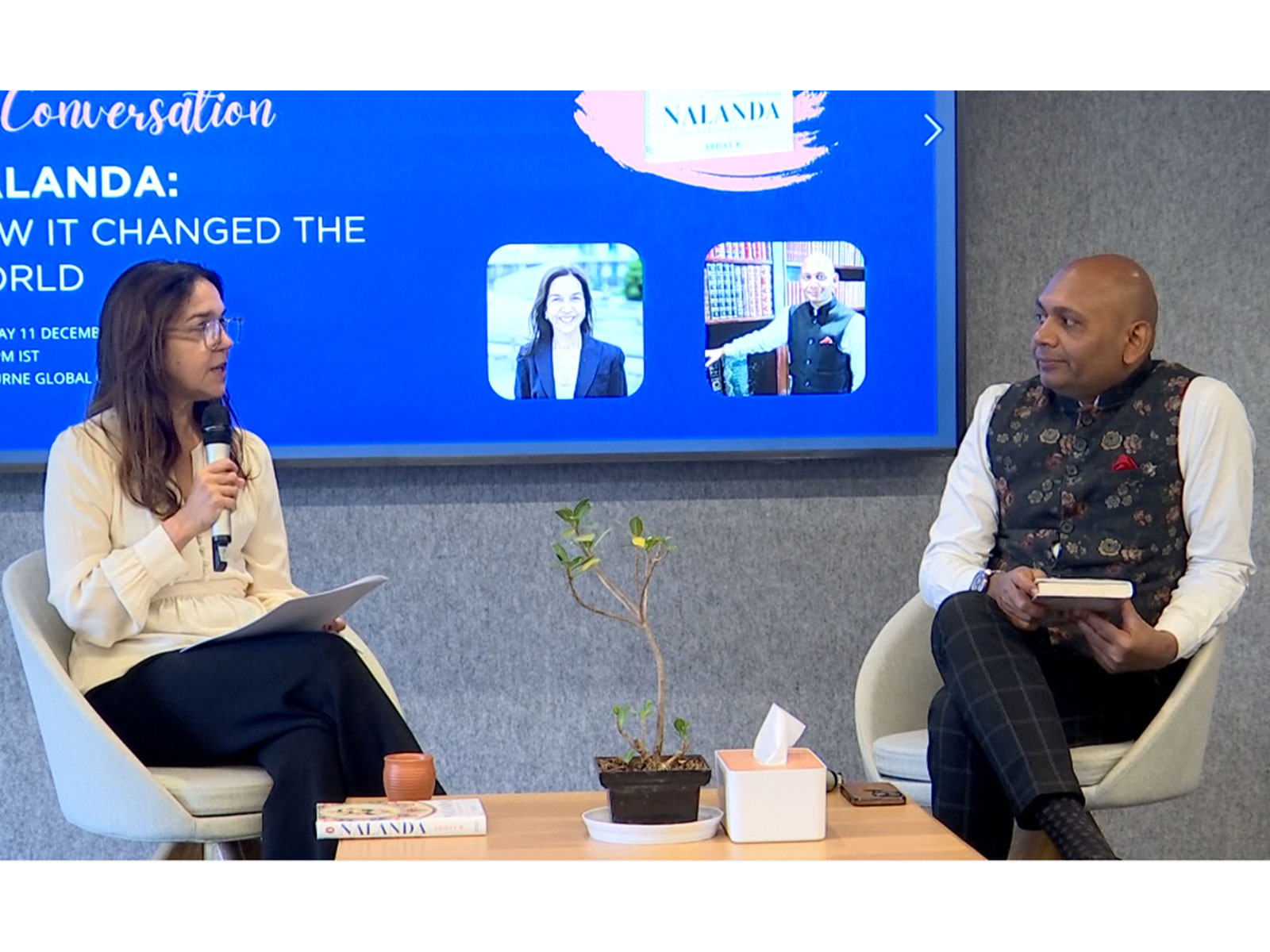 Melbourne Global Centre hosts special session on Abhay K.'s 'Nalanda'