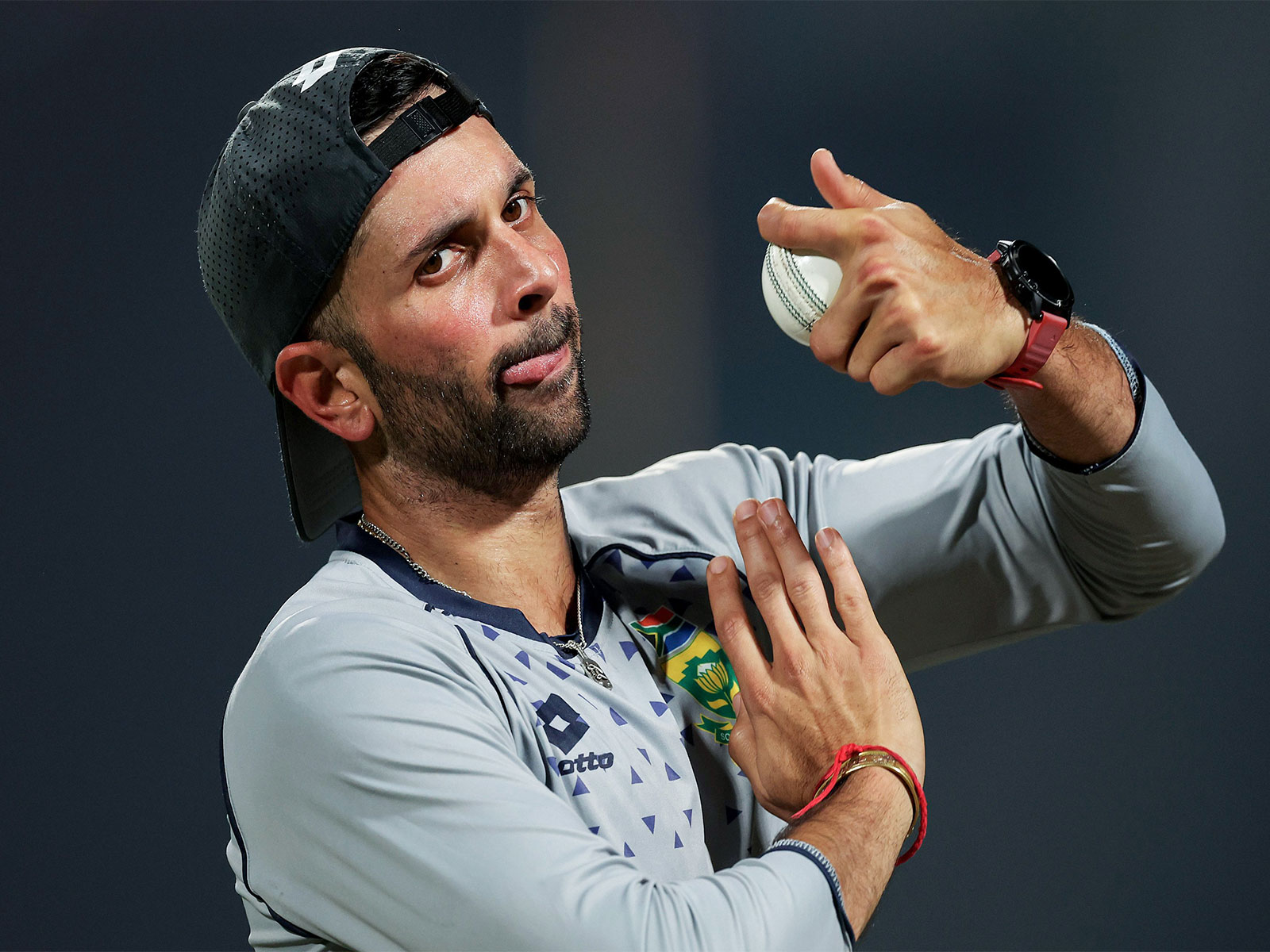 Keshav Maharaj. (Photo/ANI)