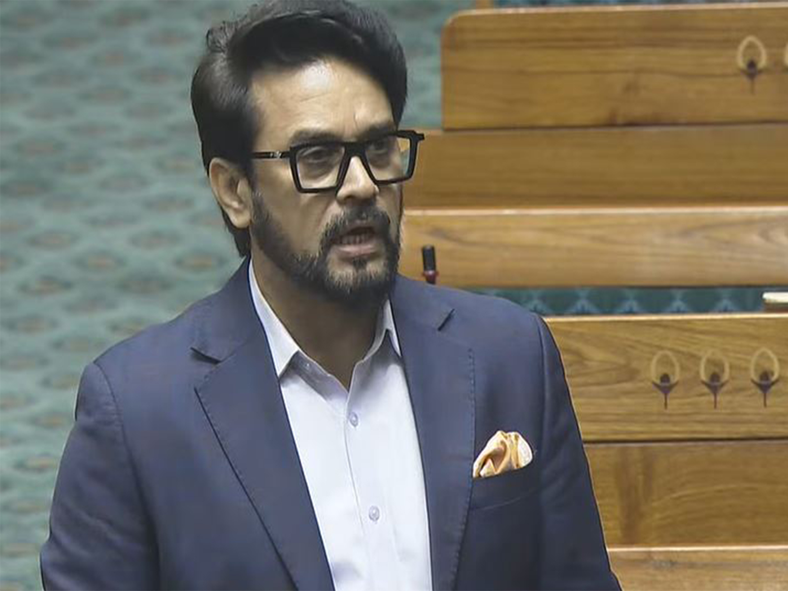 BJP MP Anurag Thakur (Photo/Sansad TV)