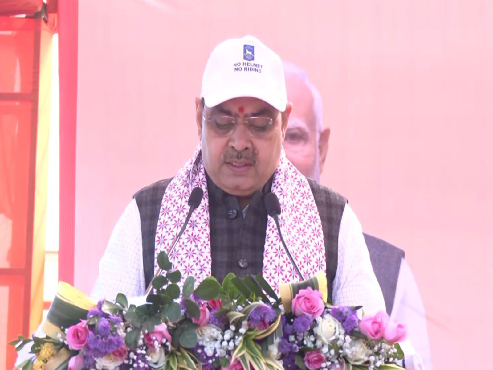 Rajasthan CM administers road safety pledge (Photo/ANI)