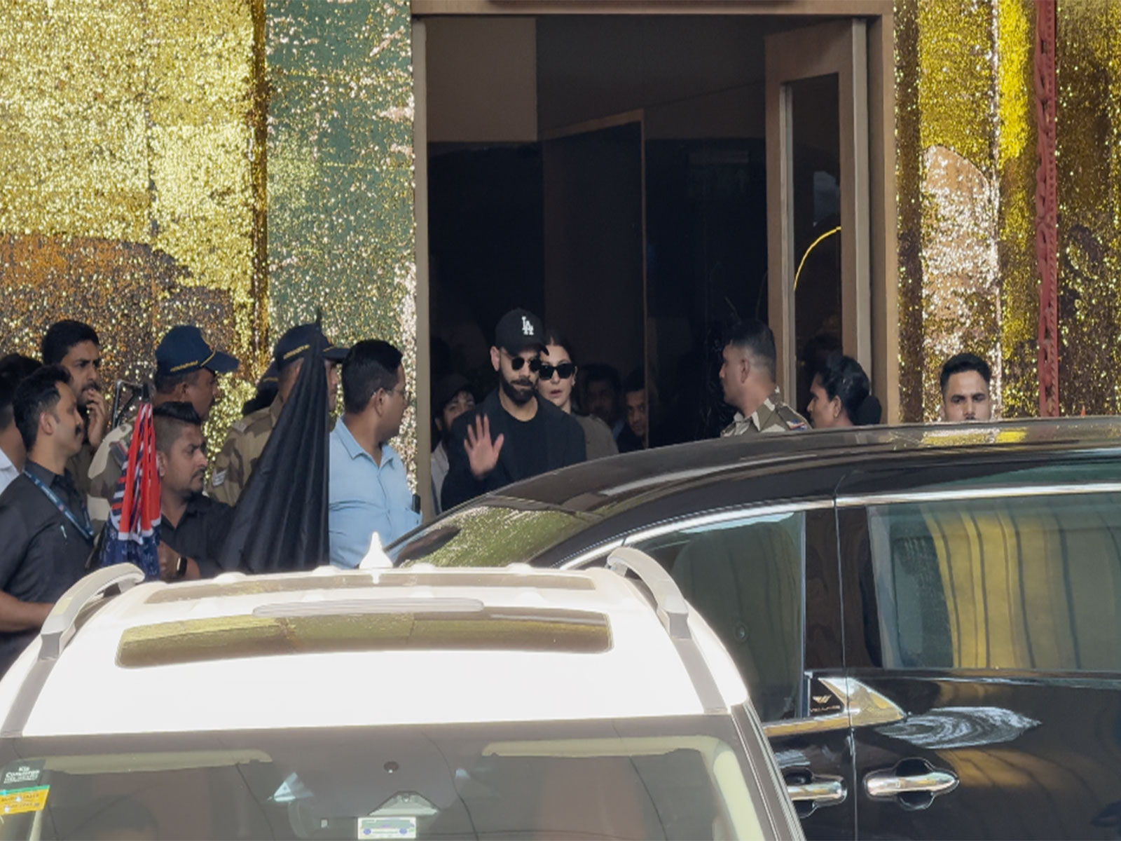 Virat Kohli and Anushka Sharma (Image source: ANI)