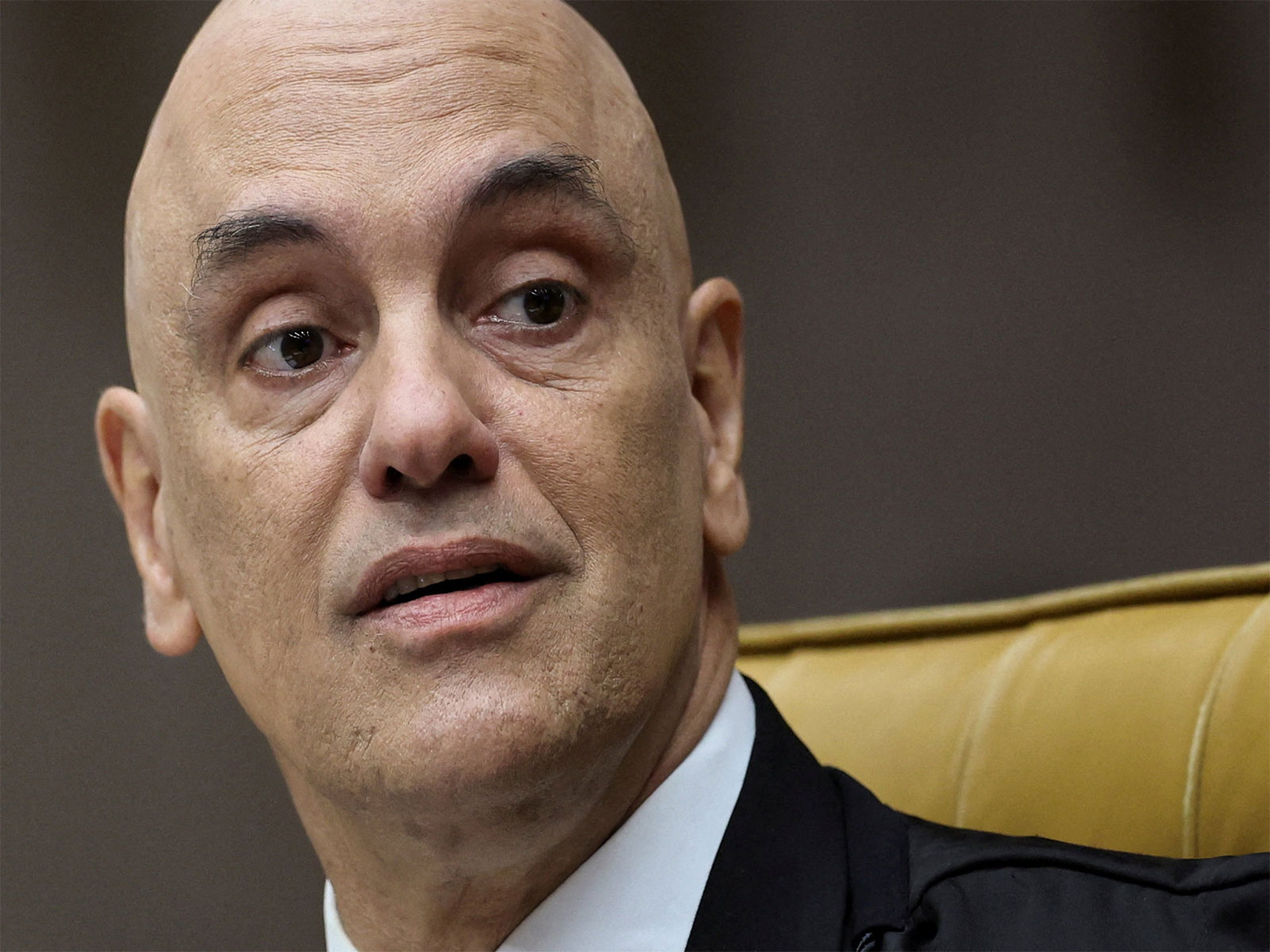 Brazil's Supreme Court Judge Alexandre de Moraes attends a session of the Supreme Court in Brasilia (Photo/Reuters)
