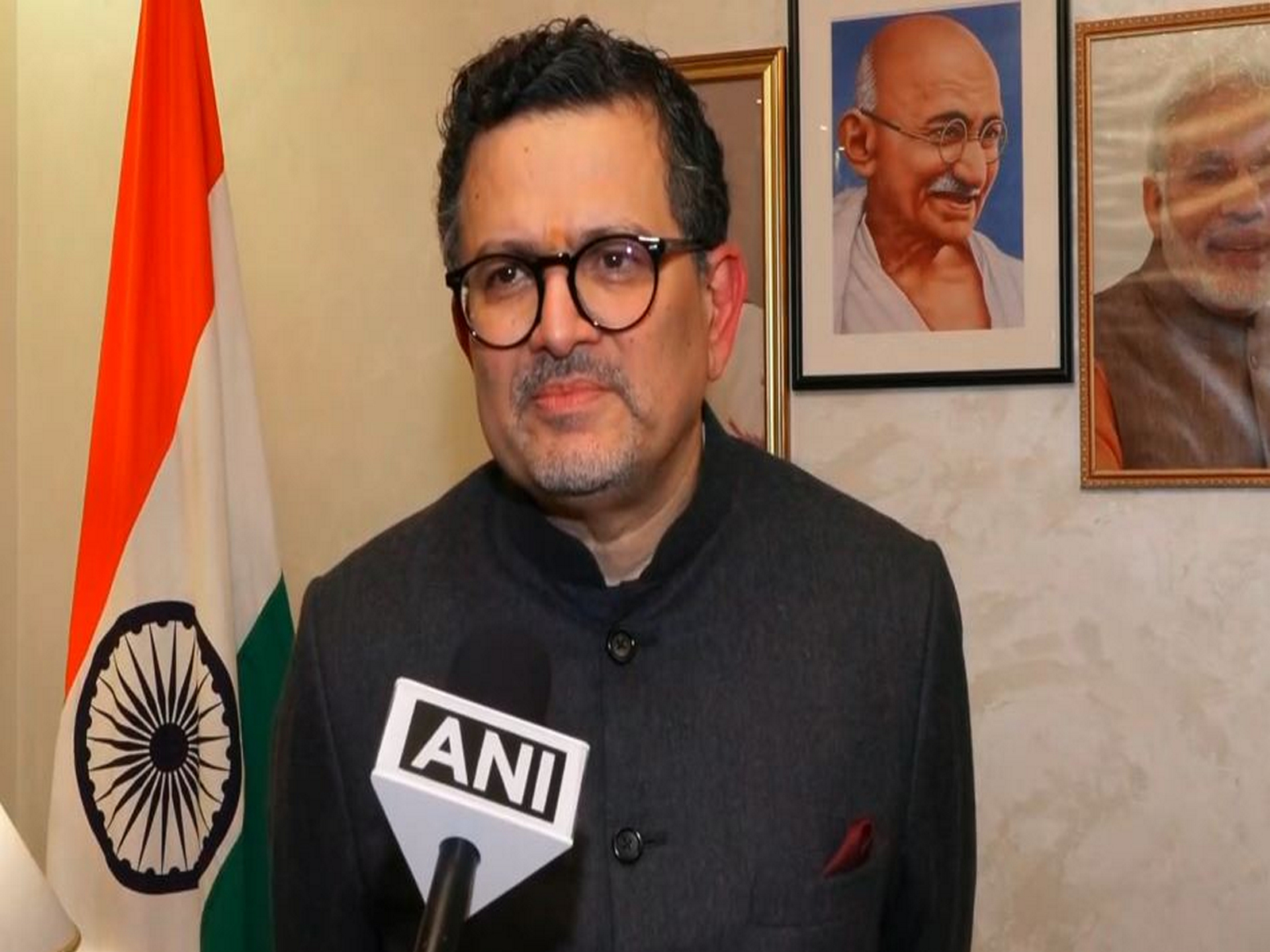 India's Ambassador to Jordan, Manish Chauhan (Photo/ANI)