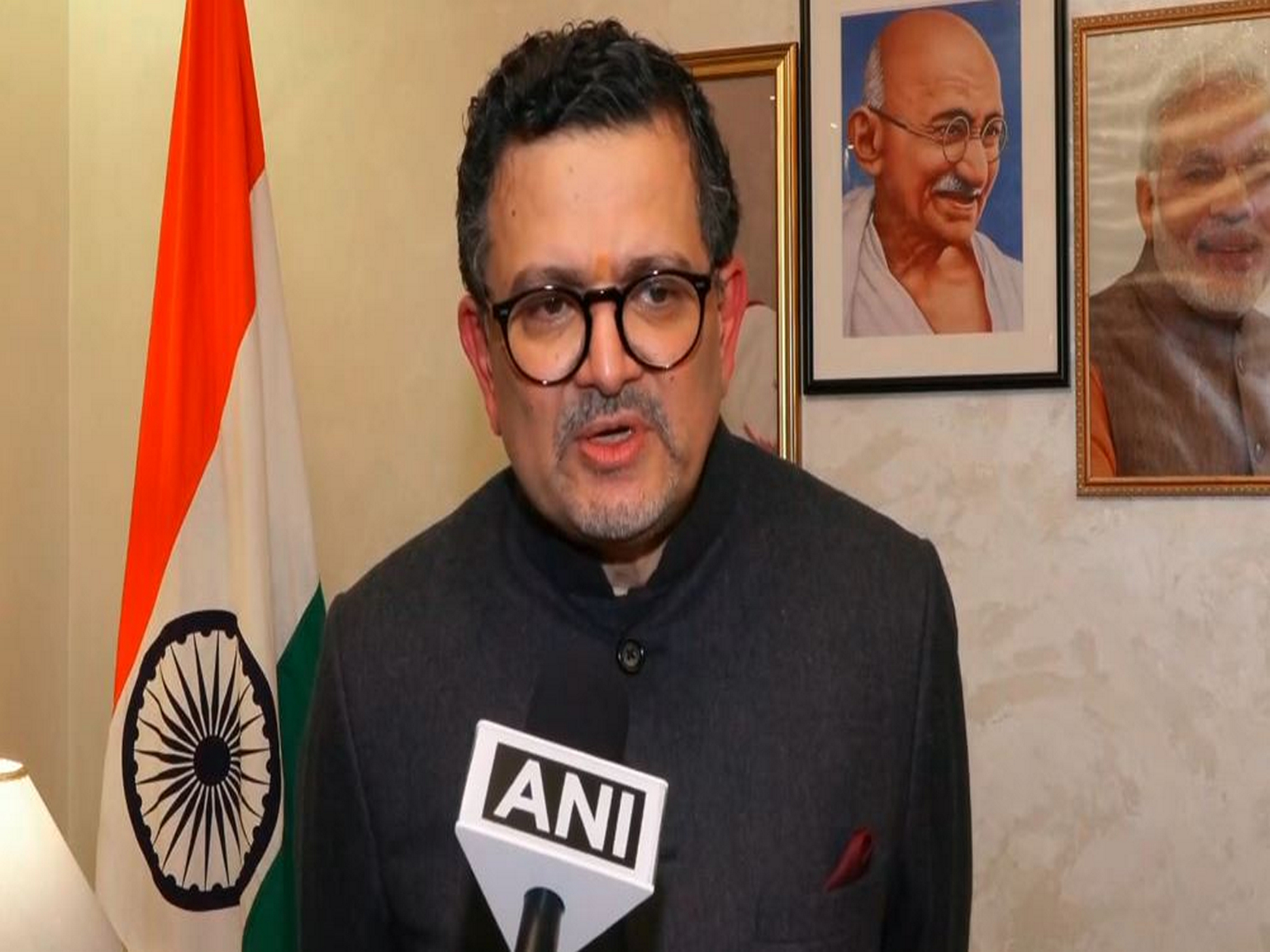 India's Ambassador to Jordan, Manish Chauhan (Photo/ANI)
