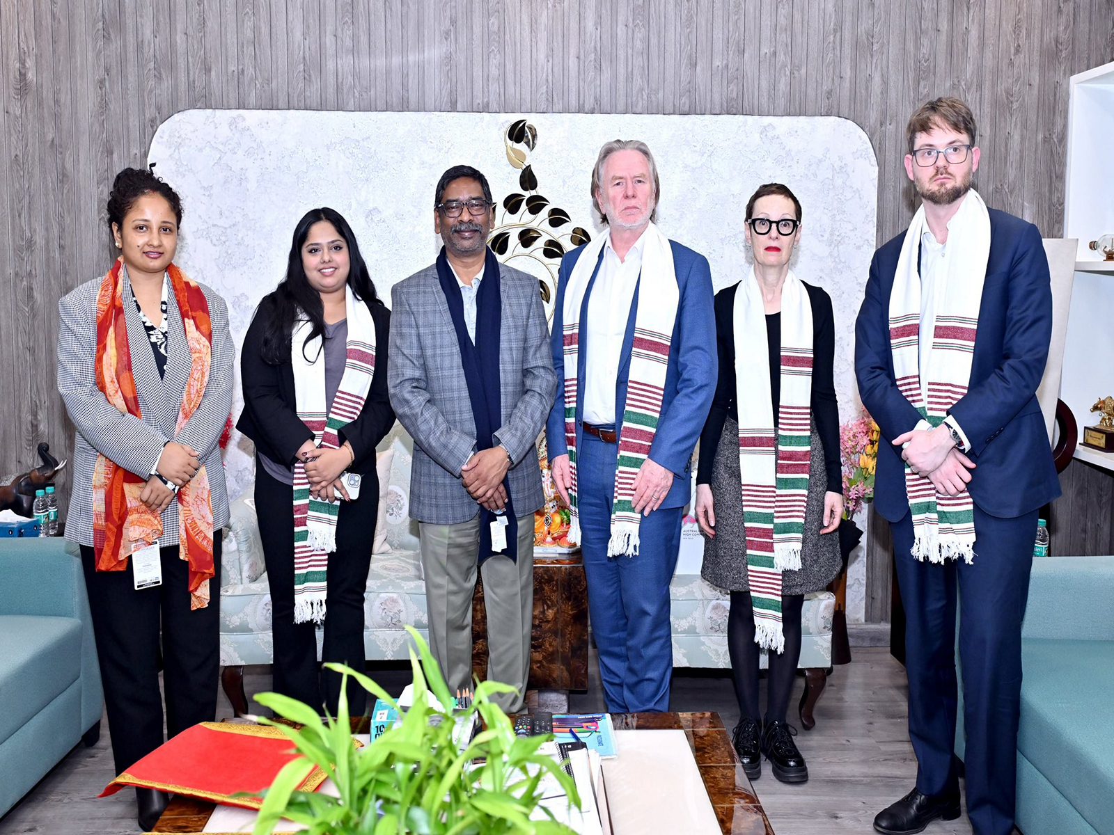 Jharkhand CM Hemant Soren meets Australian High Commissioner Green (Photo/X@JharkhandCMO)
