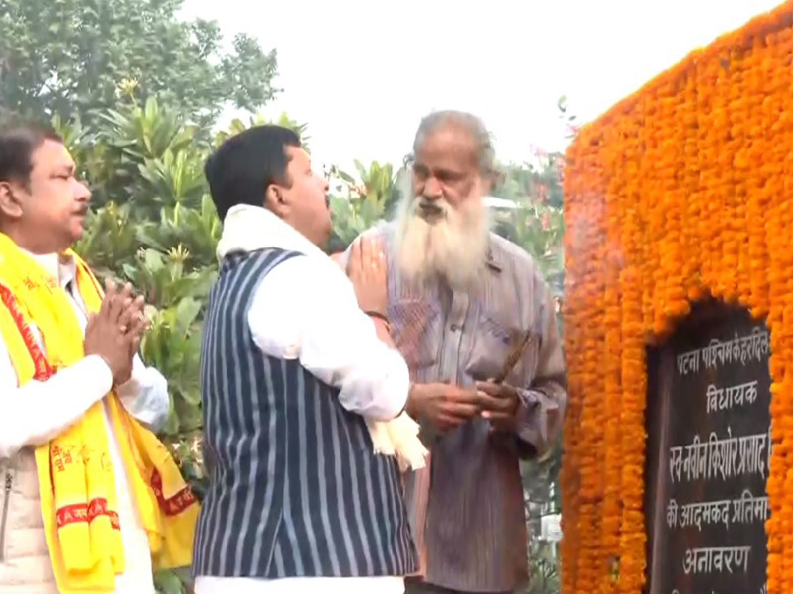 Nitin Nabin in Patna (Photo/ANI)