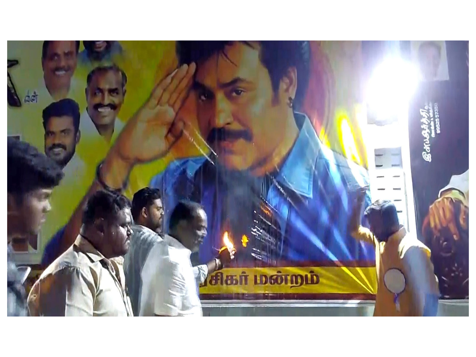 Rajinikanth's fans celebrate re-release of his film 'Padayappa' (Image source/ANI) 